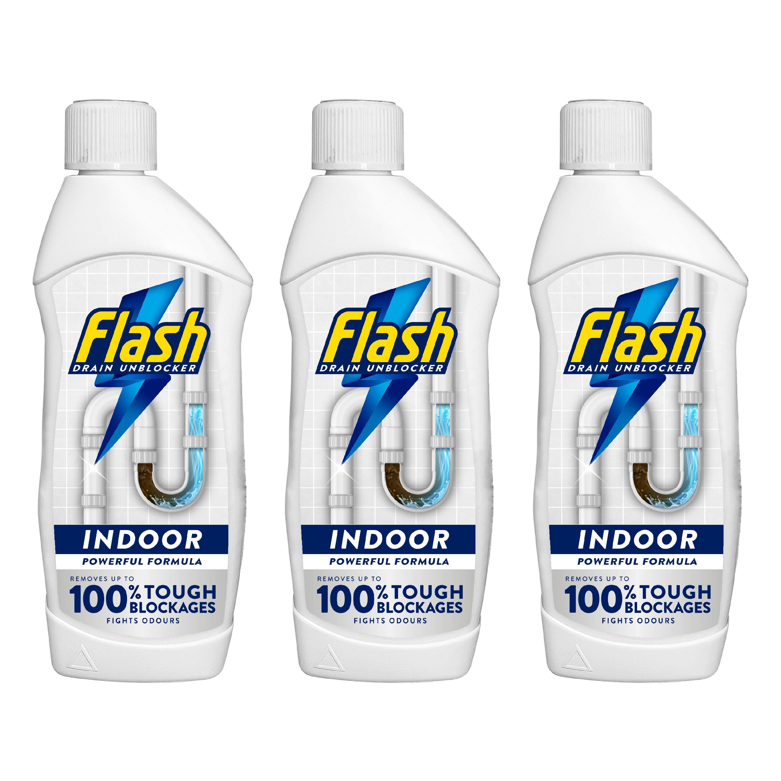 FLASH Indoor Sink and Drain Unblocker 500ml
