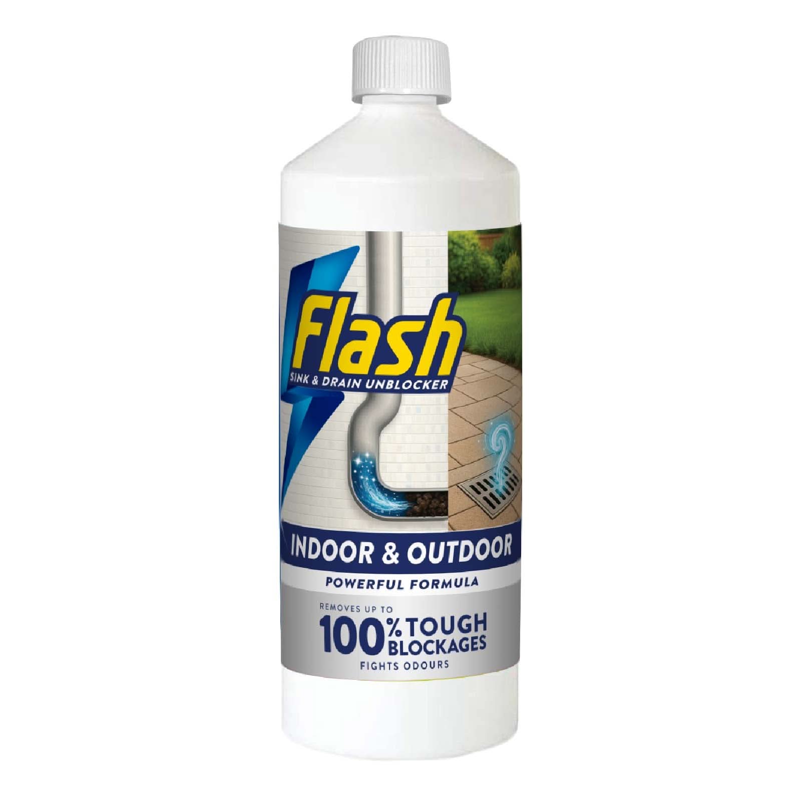 Flash Indoor & Outdoor Sink and Drain Unblocker