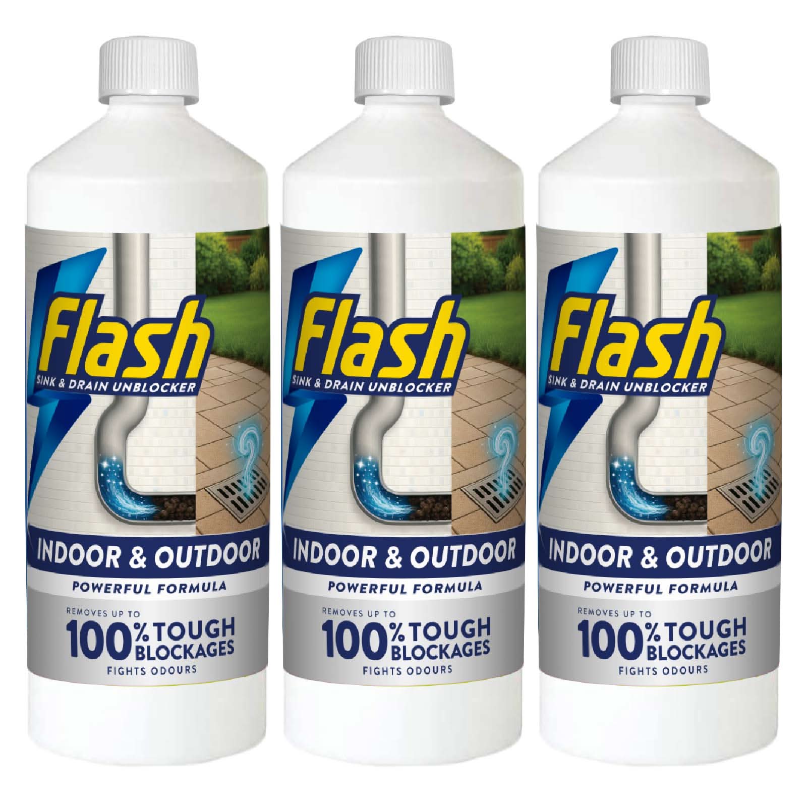 Flash Indoor & Outdoor Sink and Drain Unblocker