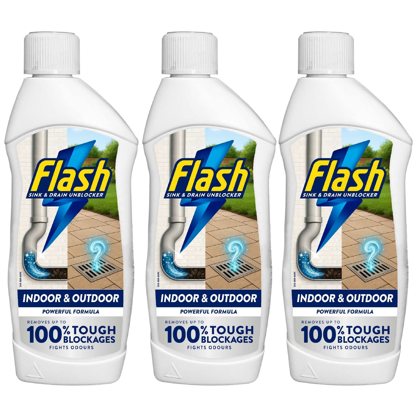 Flash Indoor & Outdoor Sink and Drain Unblocker