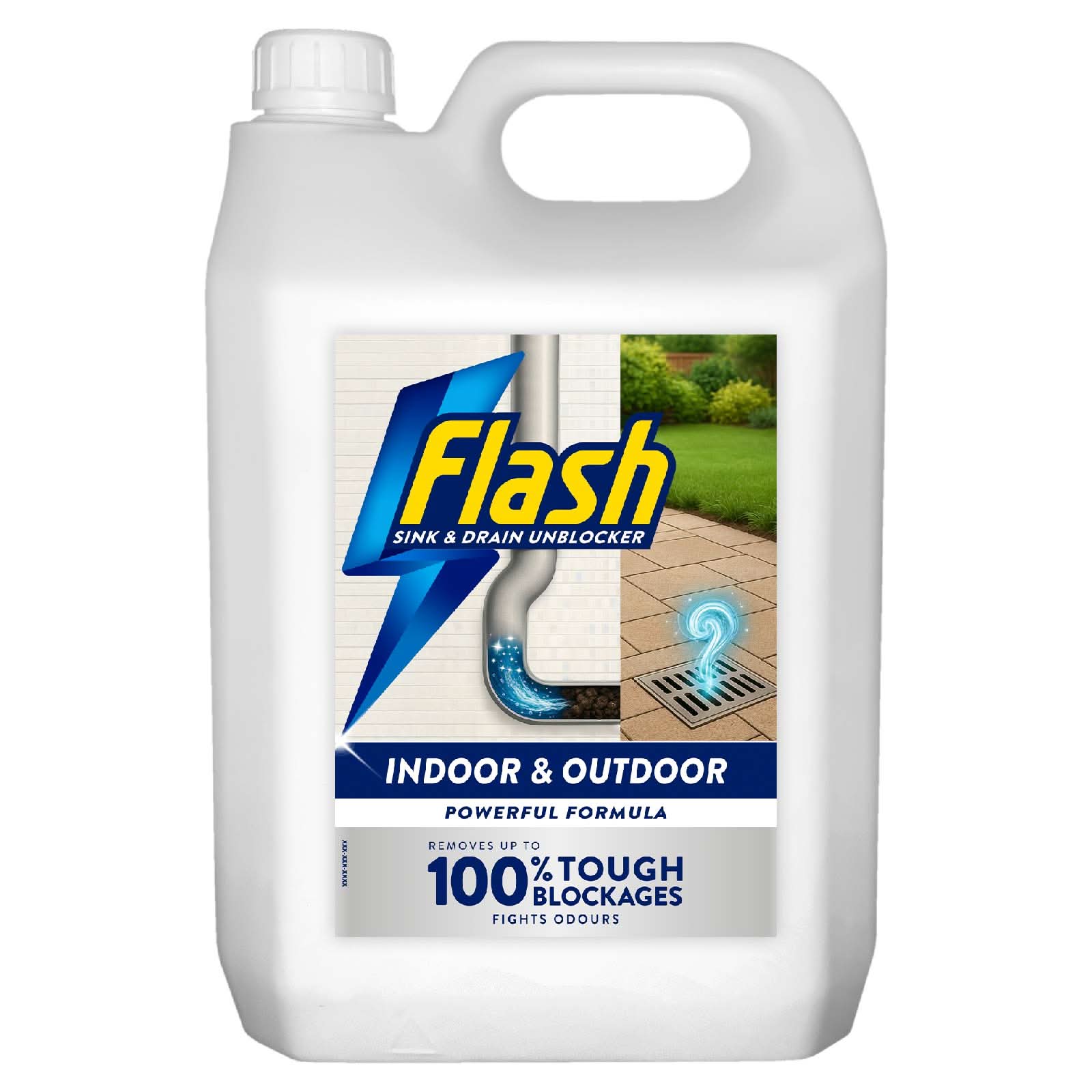 Flash Indoor & Outdoor Sink and Drain Unblocker