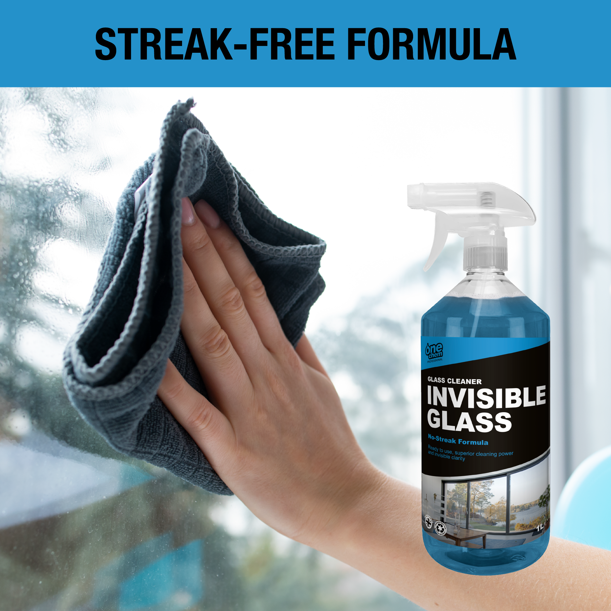 One Chem Professional Glass Cleaner - Invisible Glass