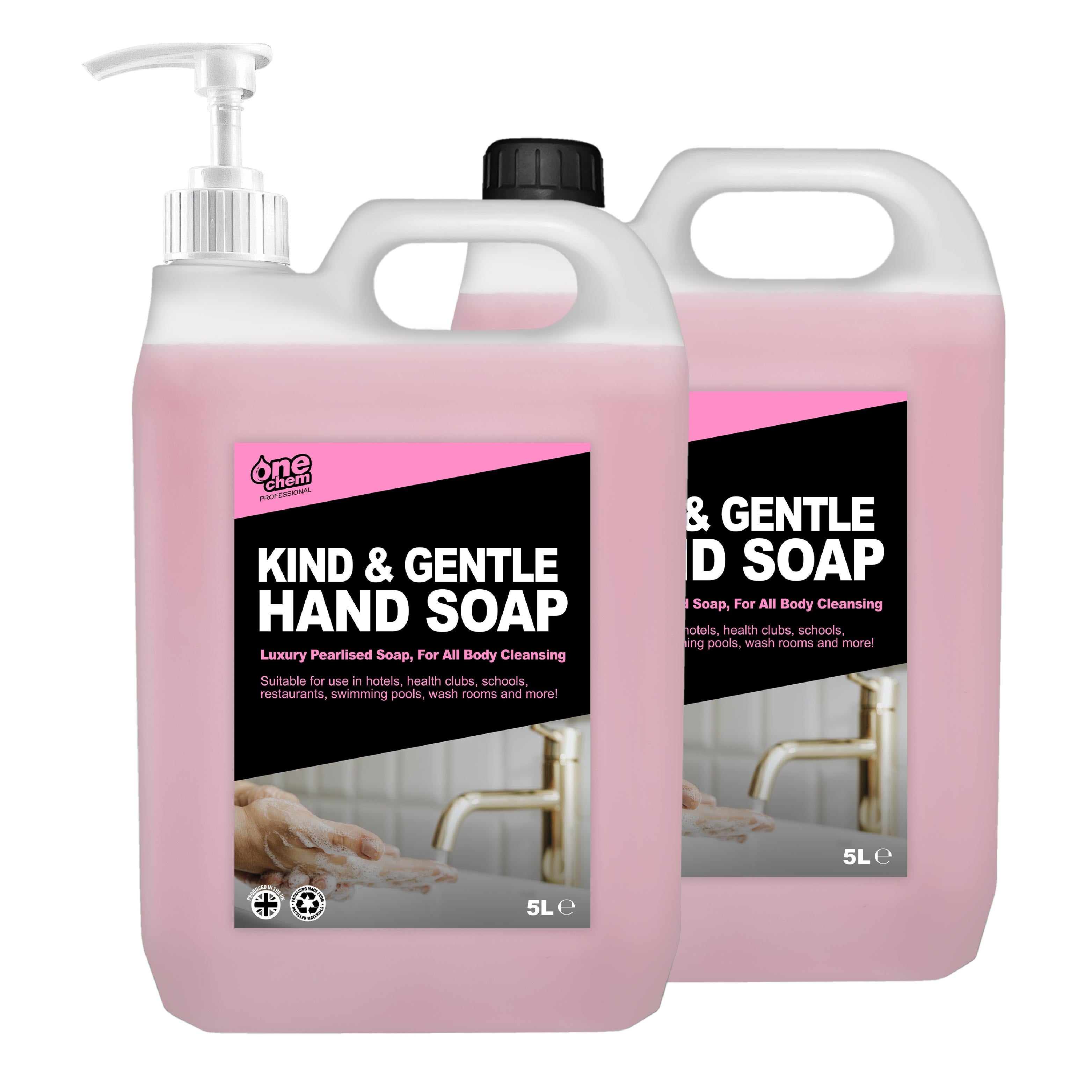 One Chem Pro Kind & Gentle Hand Soap - with Pump Dispenser