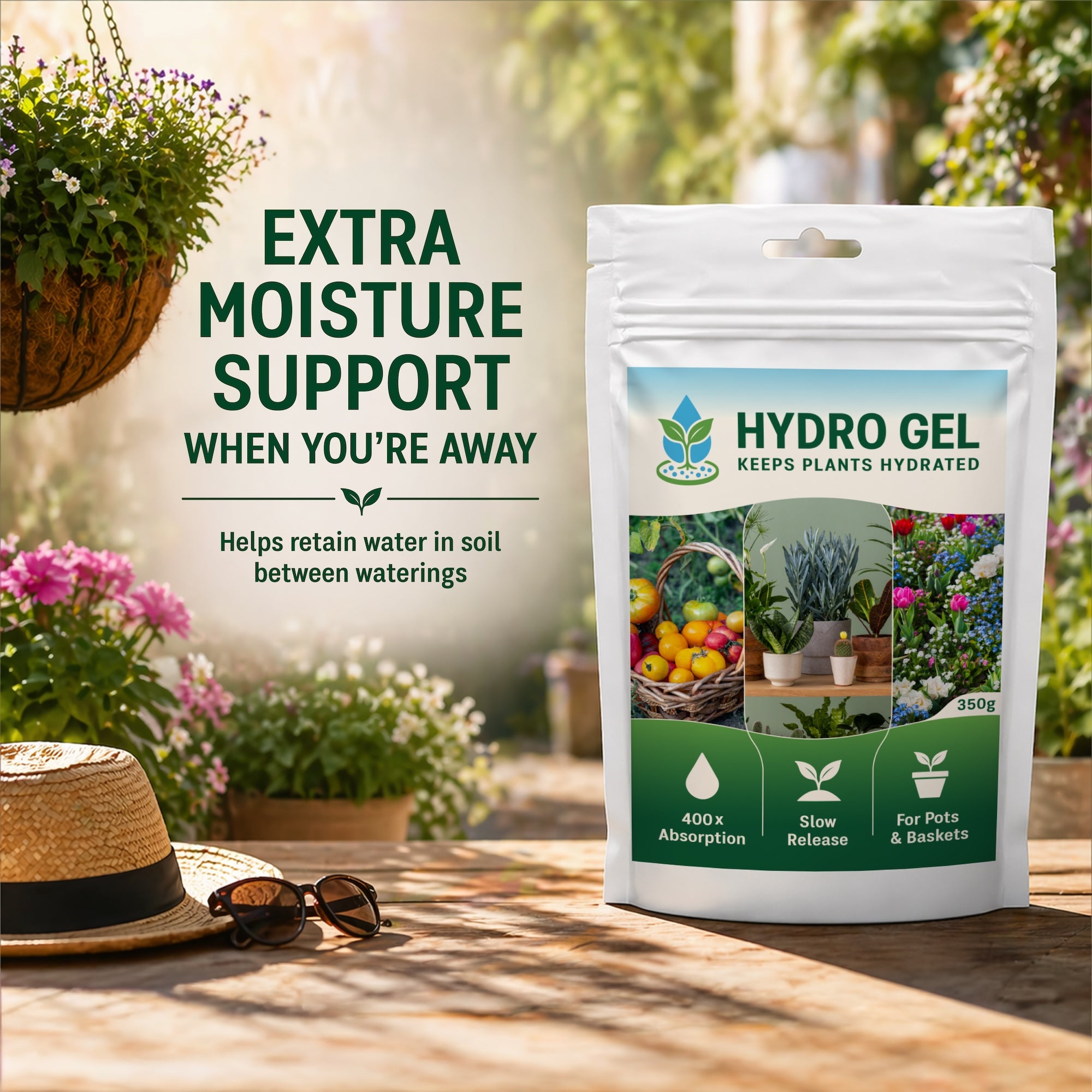 Hydro Gel - Keeps Plants Hydrated