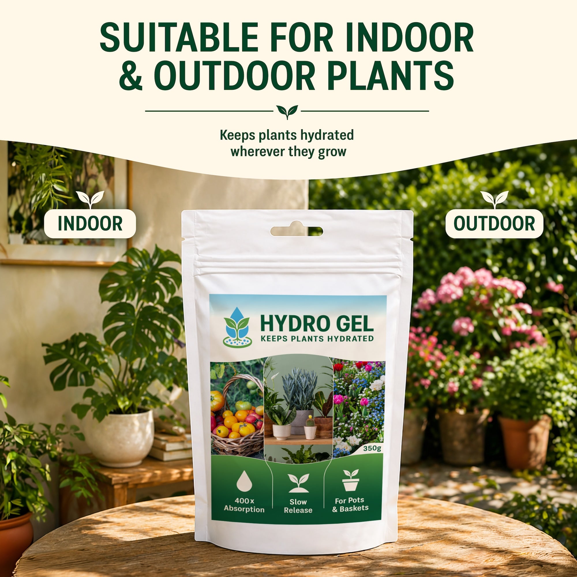 Hydro Gel - Keeps Plants Hydrated