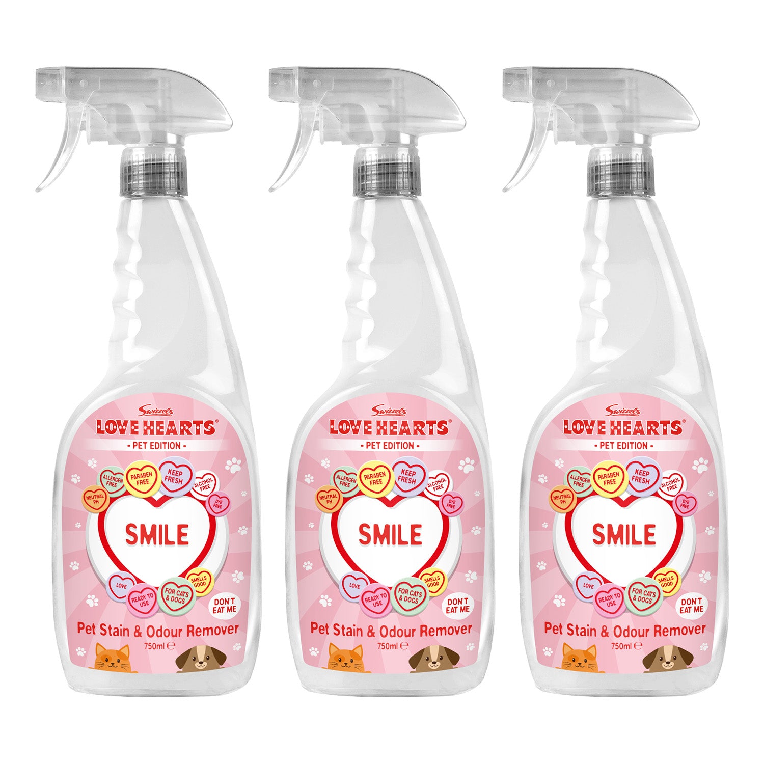 Swizzels Love Hearts Pet Stain & Odour Remover