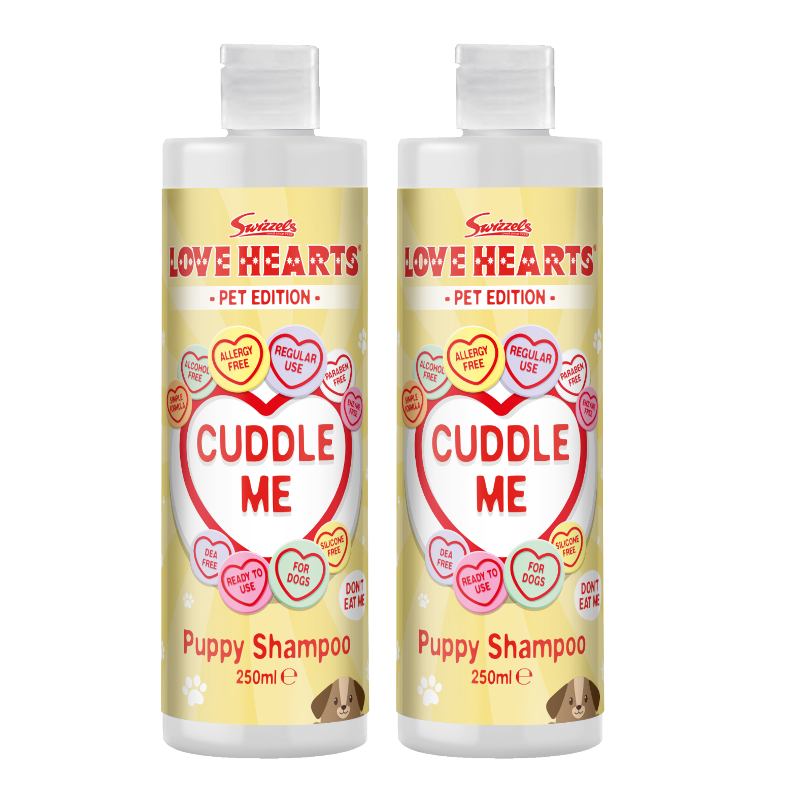 Swizzels Love Hearts - Puppy Shampoo - 2 x 250ml