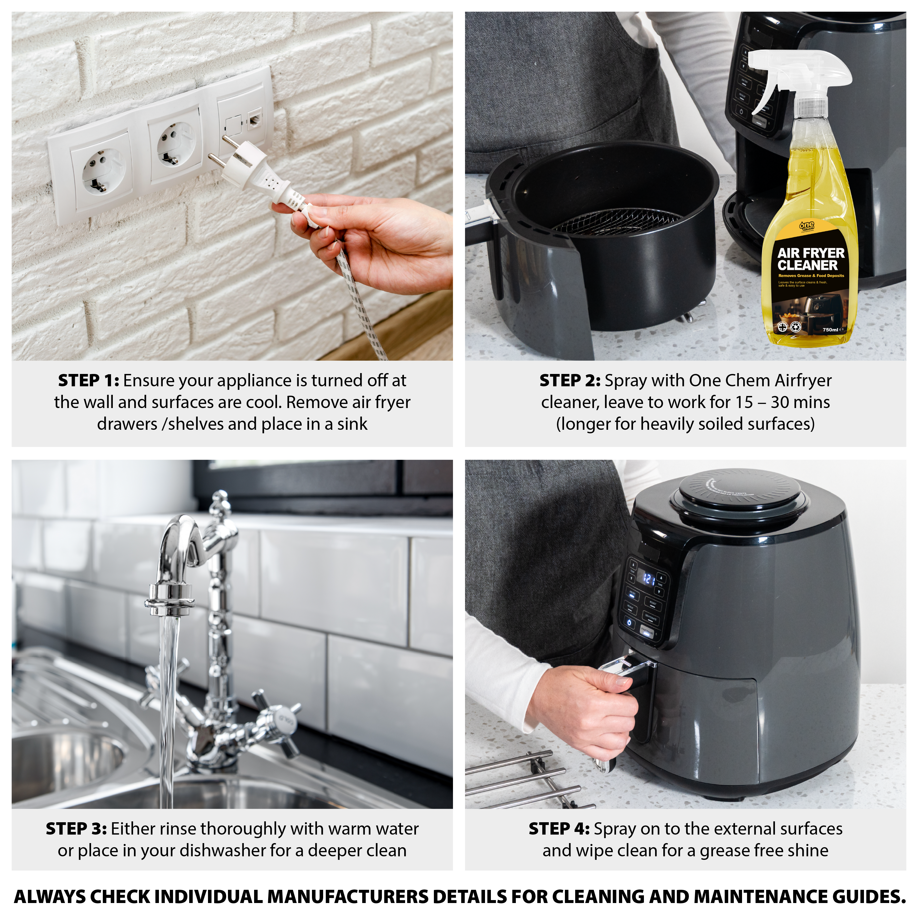 One Chem Professional Air Fryer Cleaner