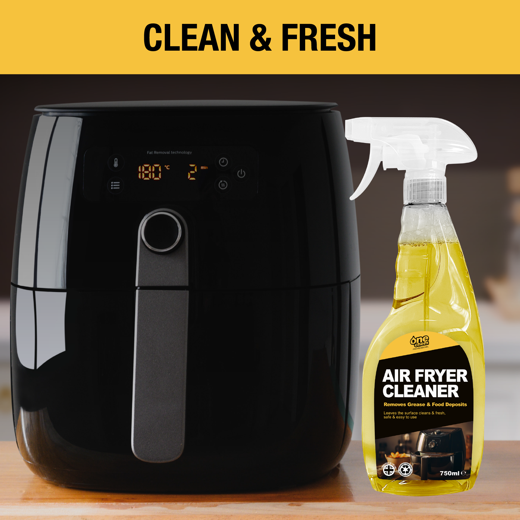 One Chem Professional Air Fryer Cleaner