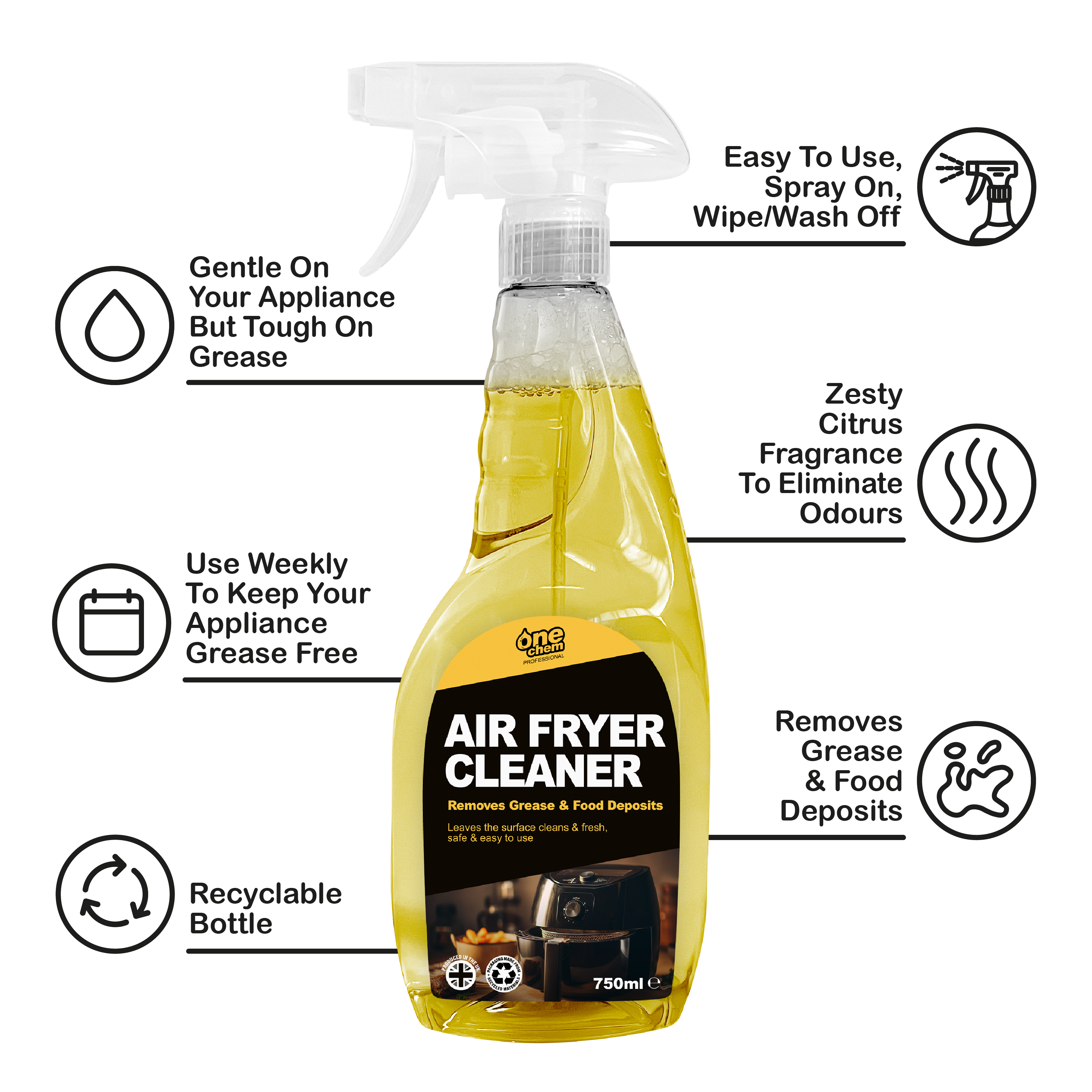 One Chem Professional Air Fryer Cleaner