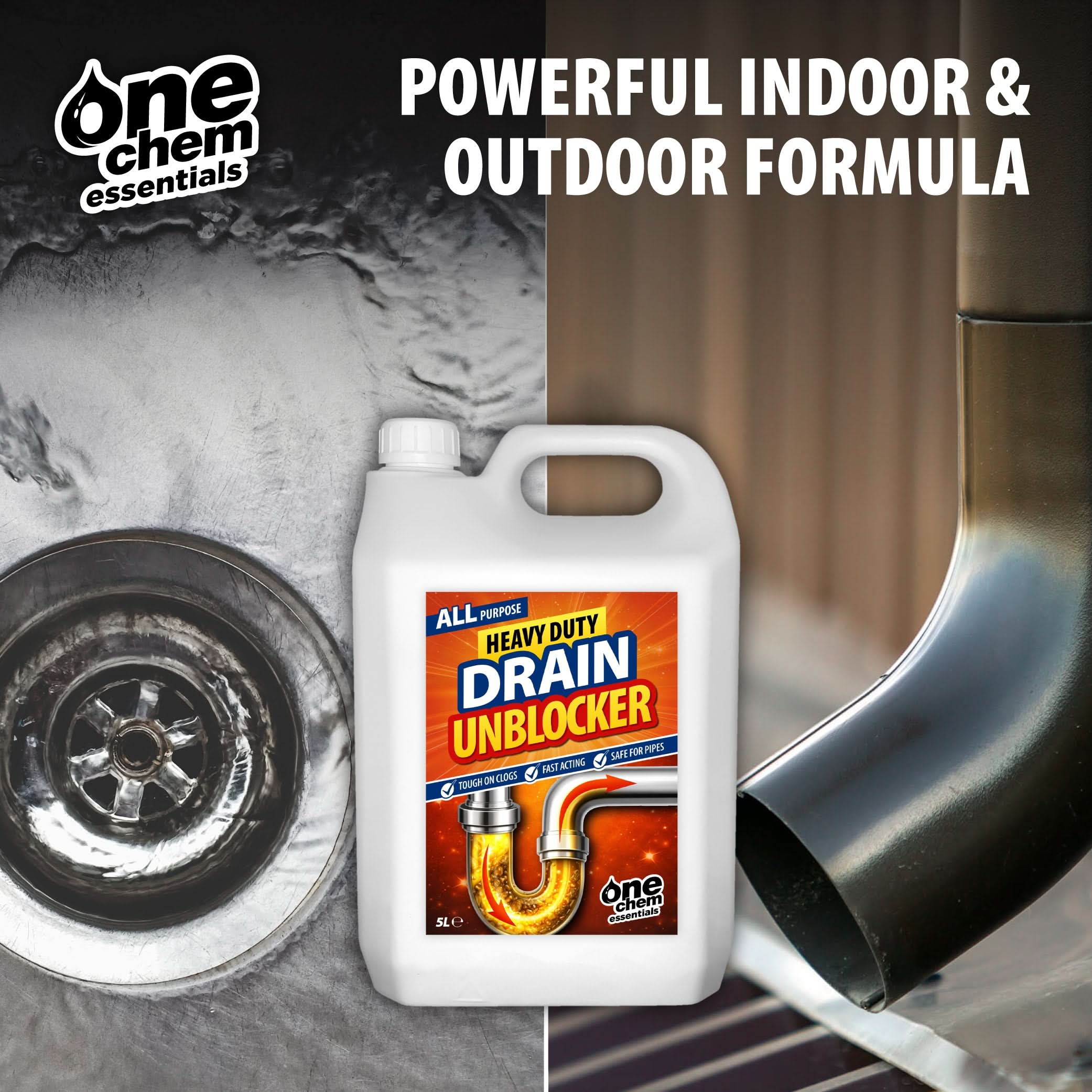 One Chem Essentials Heavy Duty Drain Unblocker