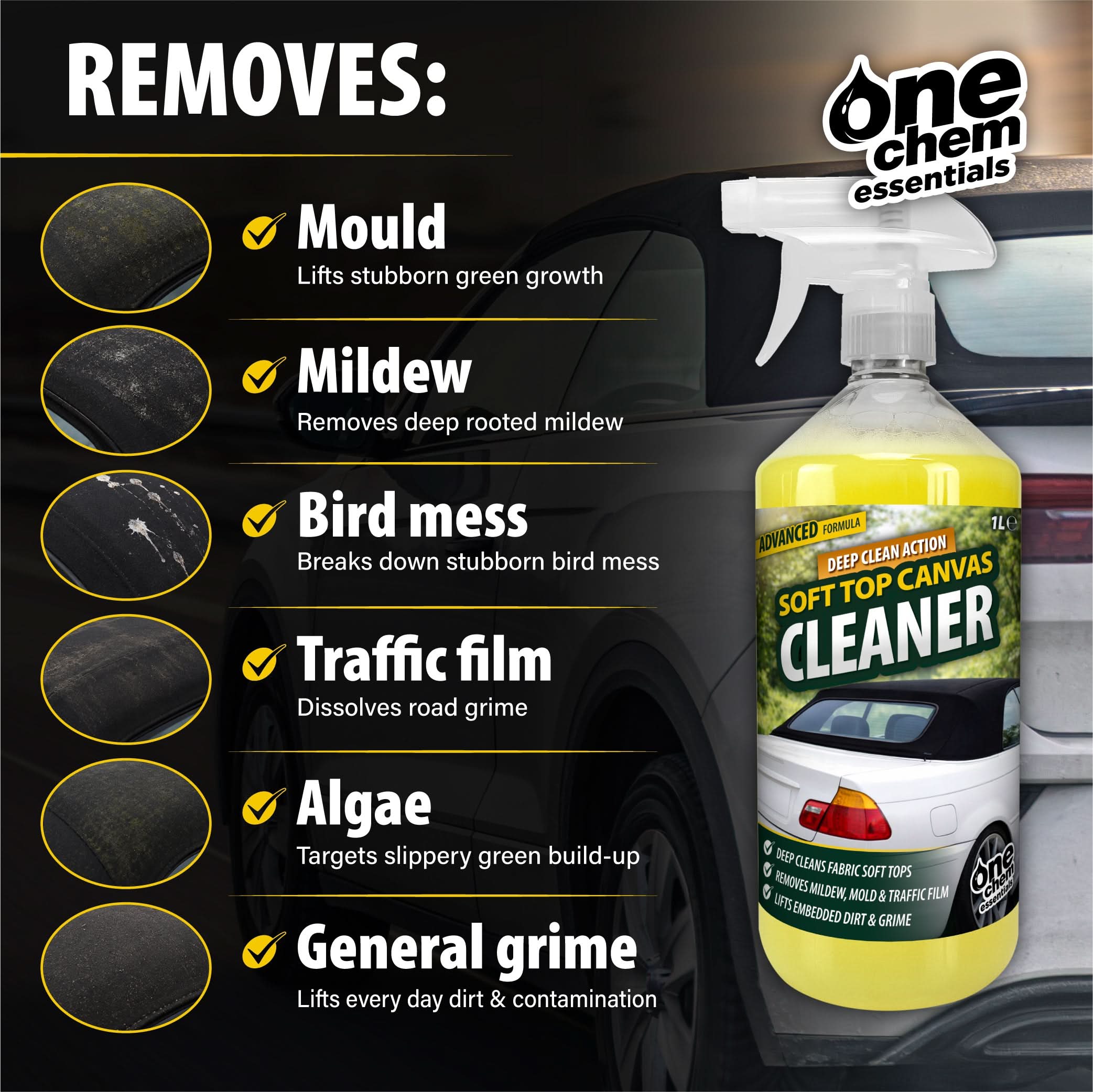 One Chem Essentials Soft Top Canvas Cleaner