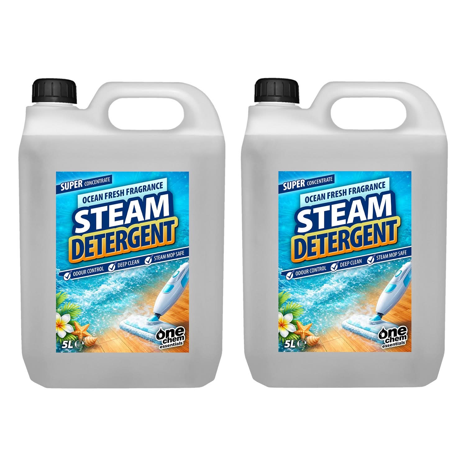 One Chem Essential Steam Detergent - Super Concentrate - Ocean Fresh Fragrance