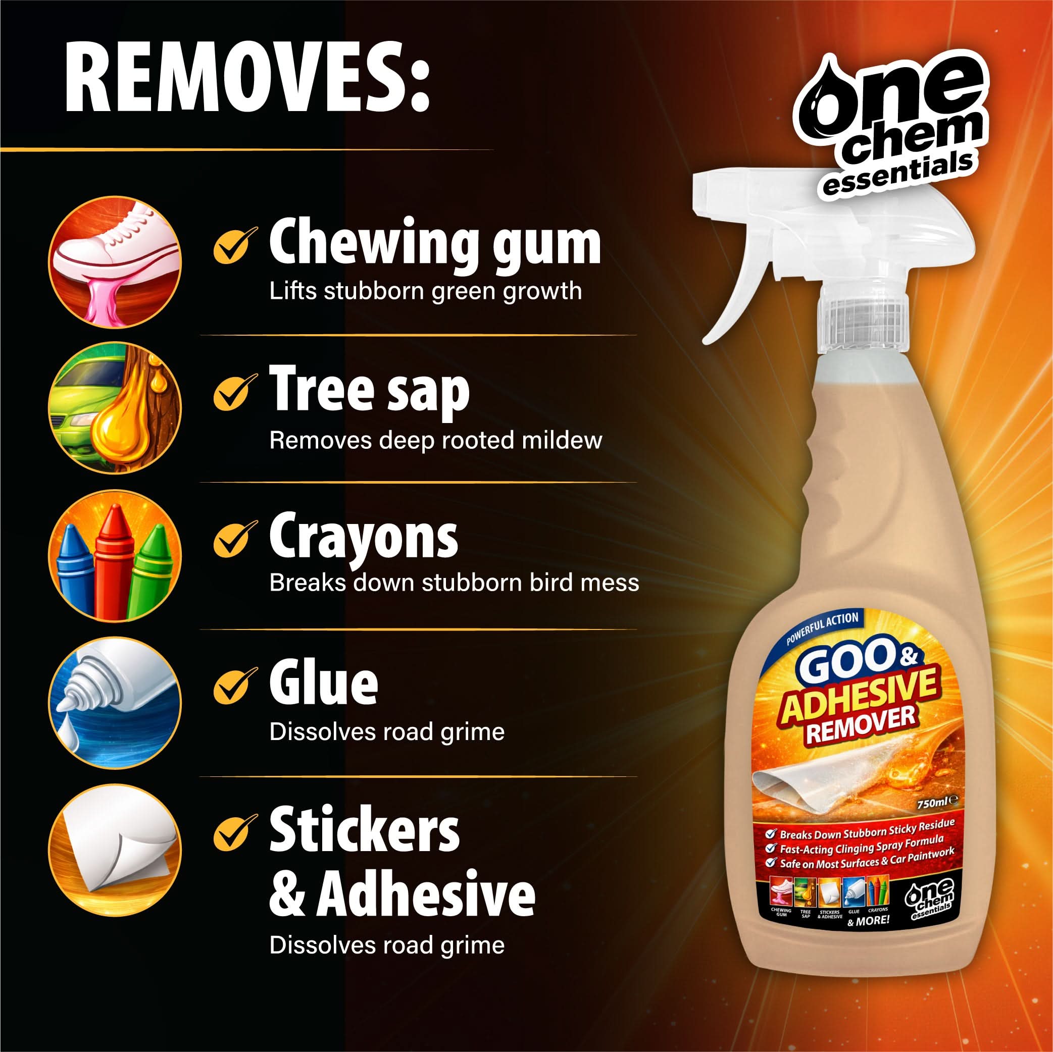 One Chem Essentials Goo & Adhesive Remover