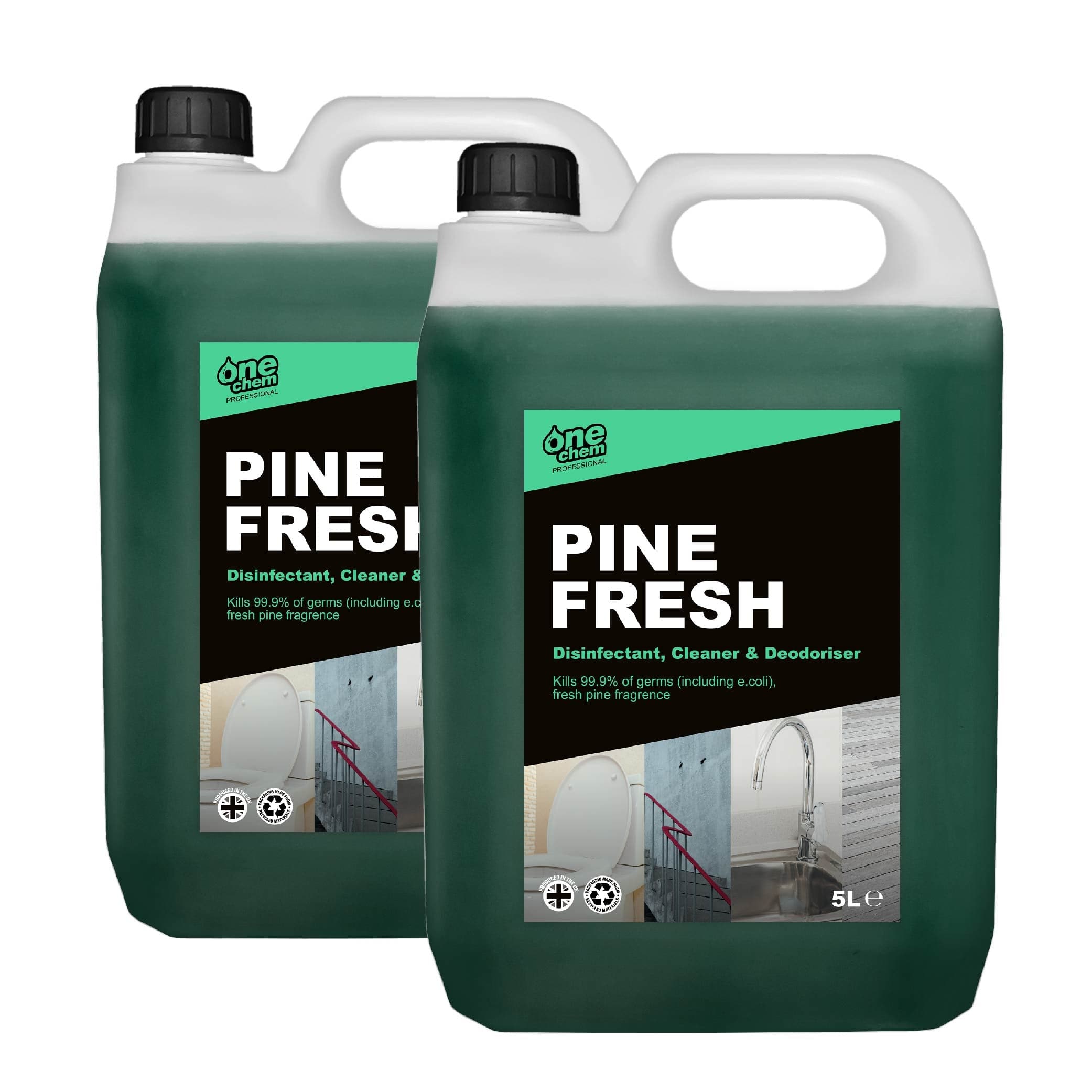 One Chem Professional Pine Fresh Disinfectant Concentrate 2 x 5L