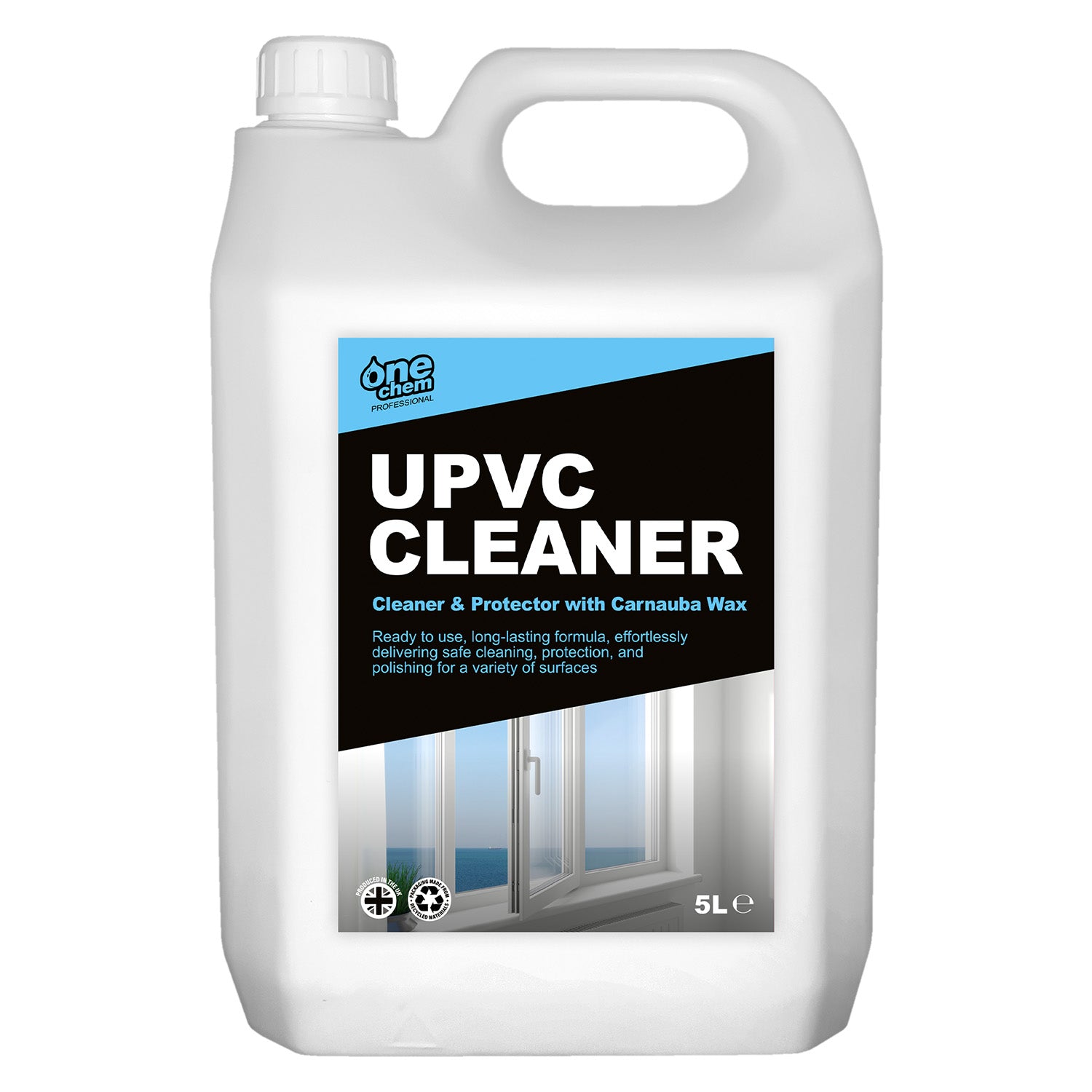 One Chem Professional UPVC Cleaner & Protector 5L with Long Hose Trigger