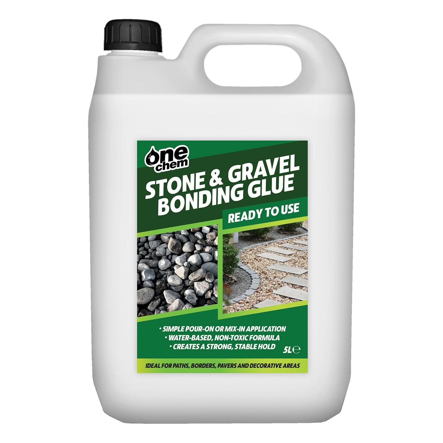 One Chem Stone & Gravel Glue - Ready to Use
