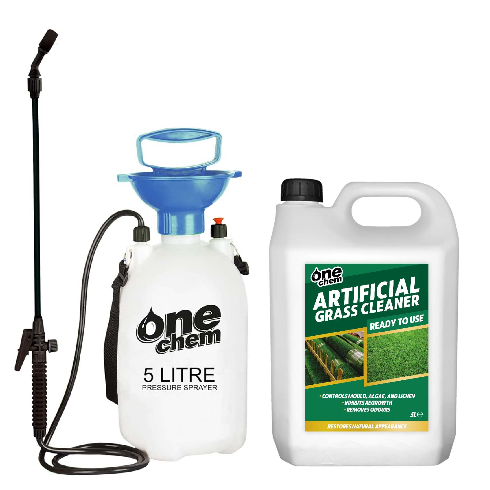One Chem Artificial Grass Cleaner - Probiotic Formula - Pet Urine Odour Remover