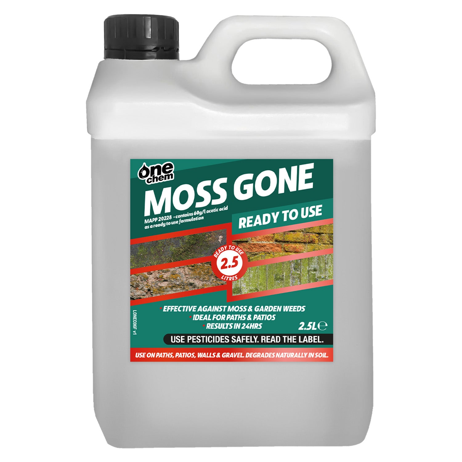 One Chem Moss Gone - Moss Killer
