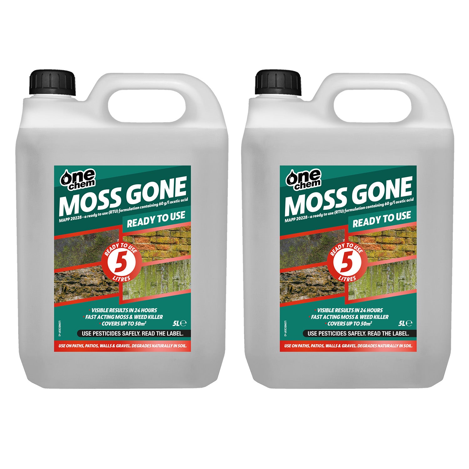 One Chem Moss Gone - Moss Killer