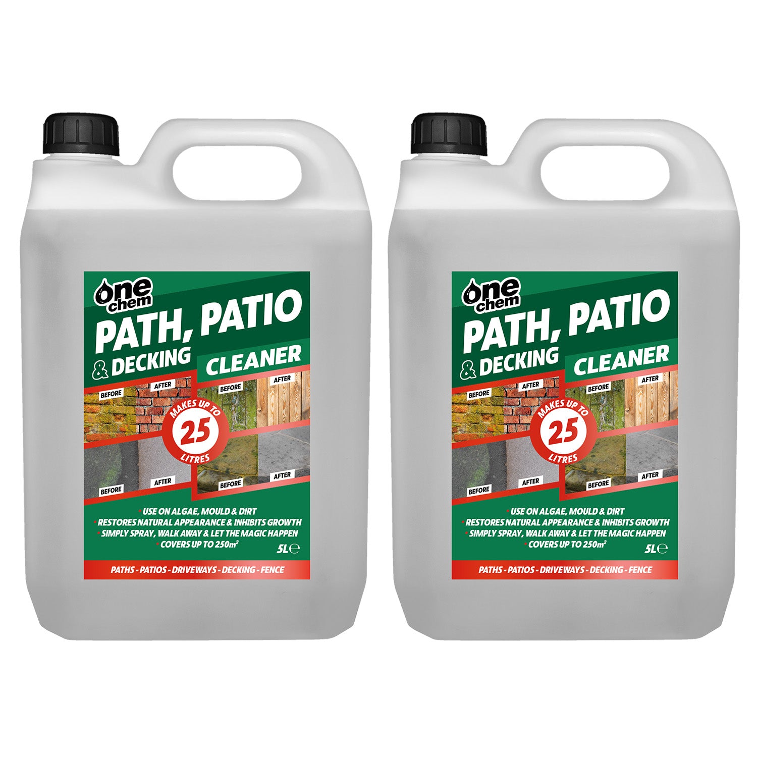 One Chem Path, Patio & Decking Cleaner - Concentrate