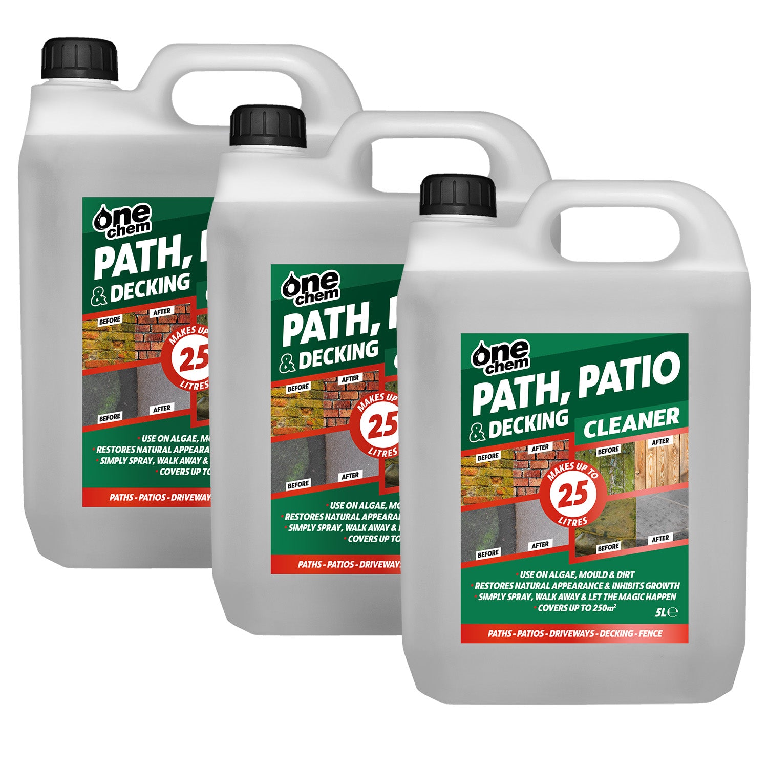 One Chem Path, Patio & Decking Cleaner - Concentrate
