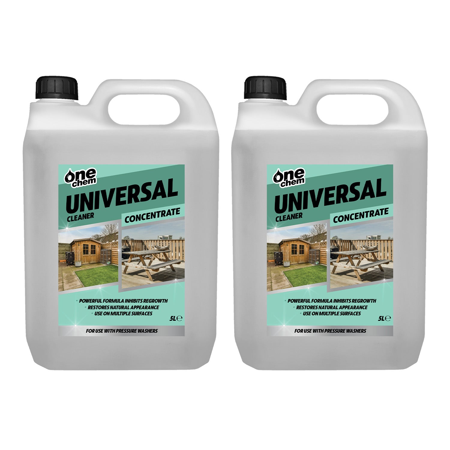 One Chem Pressure Washer Universal Cleaner Concentrate - Mould & Algae Remover