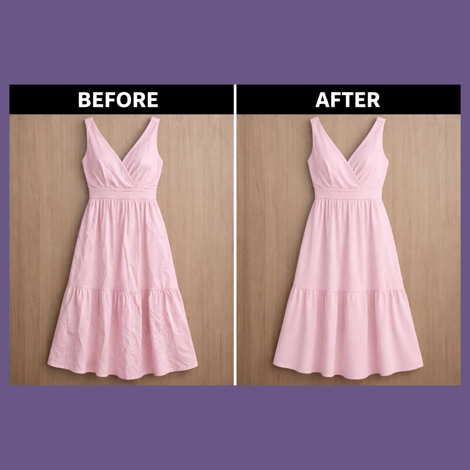 One Chem Pro Crease Remover Spray - Fabric Refresher with Lavender Fragrance