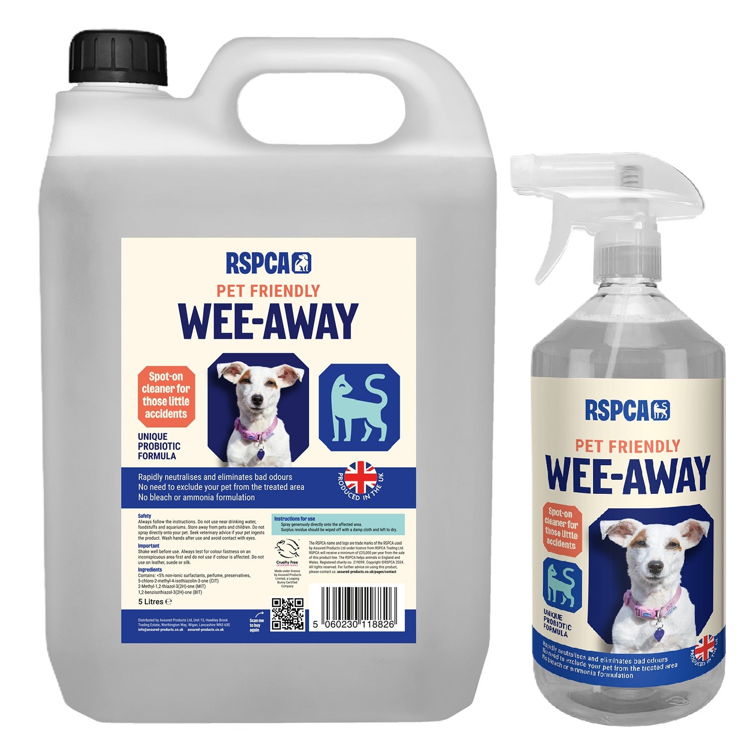 RSPCA Wee Away - Pet Stain & Odour remover