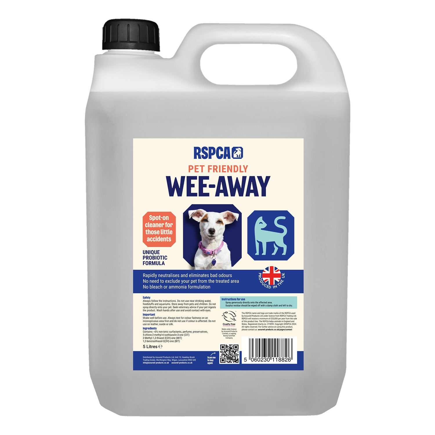 RSPCA Wee Away - Pet Stain & Odour remover