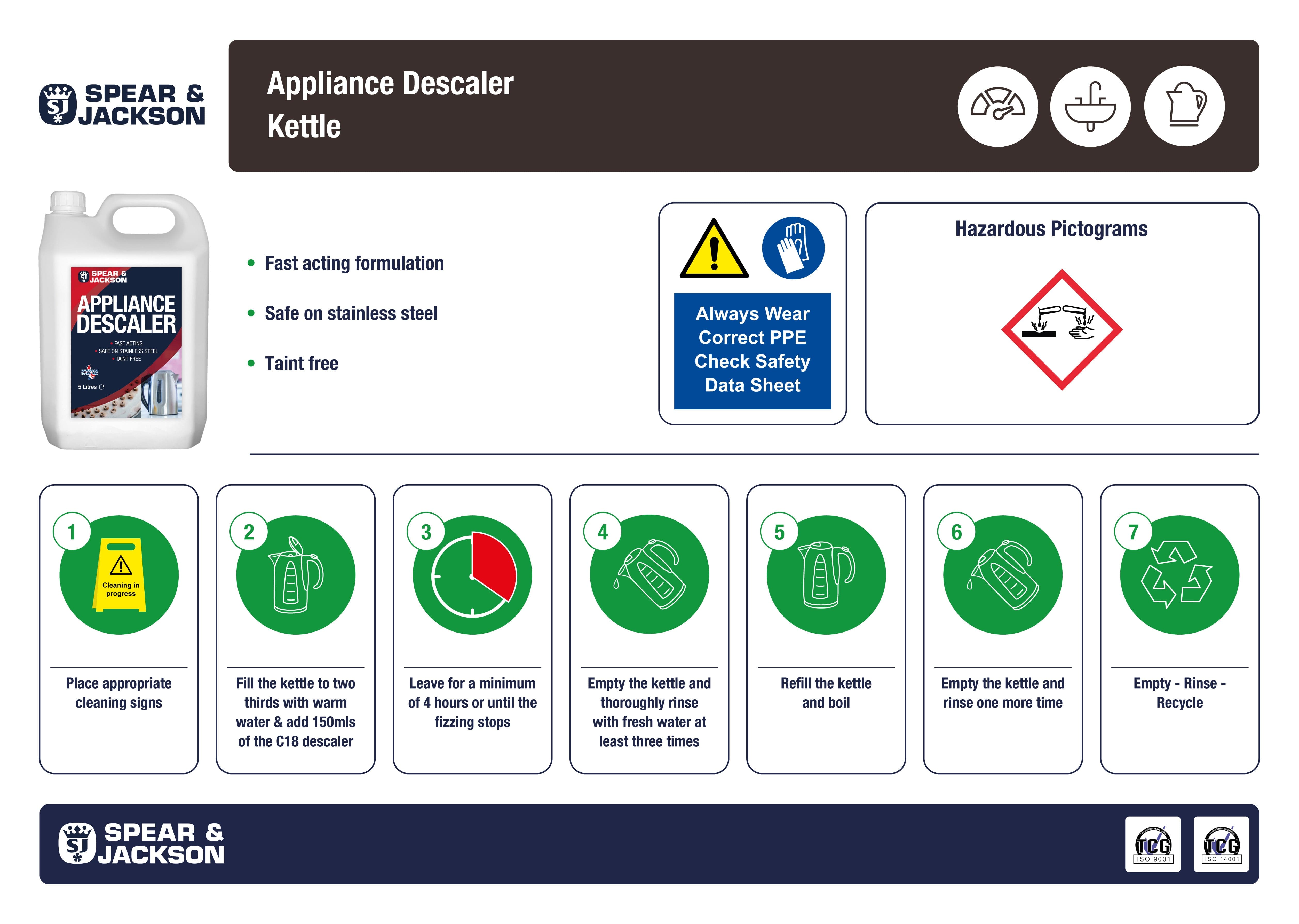 Spear & Jackson Appliance Descaler