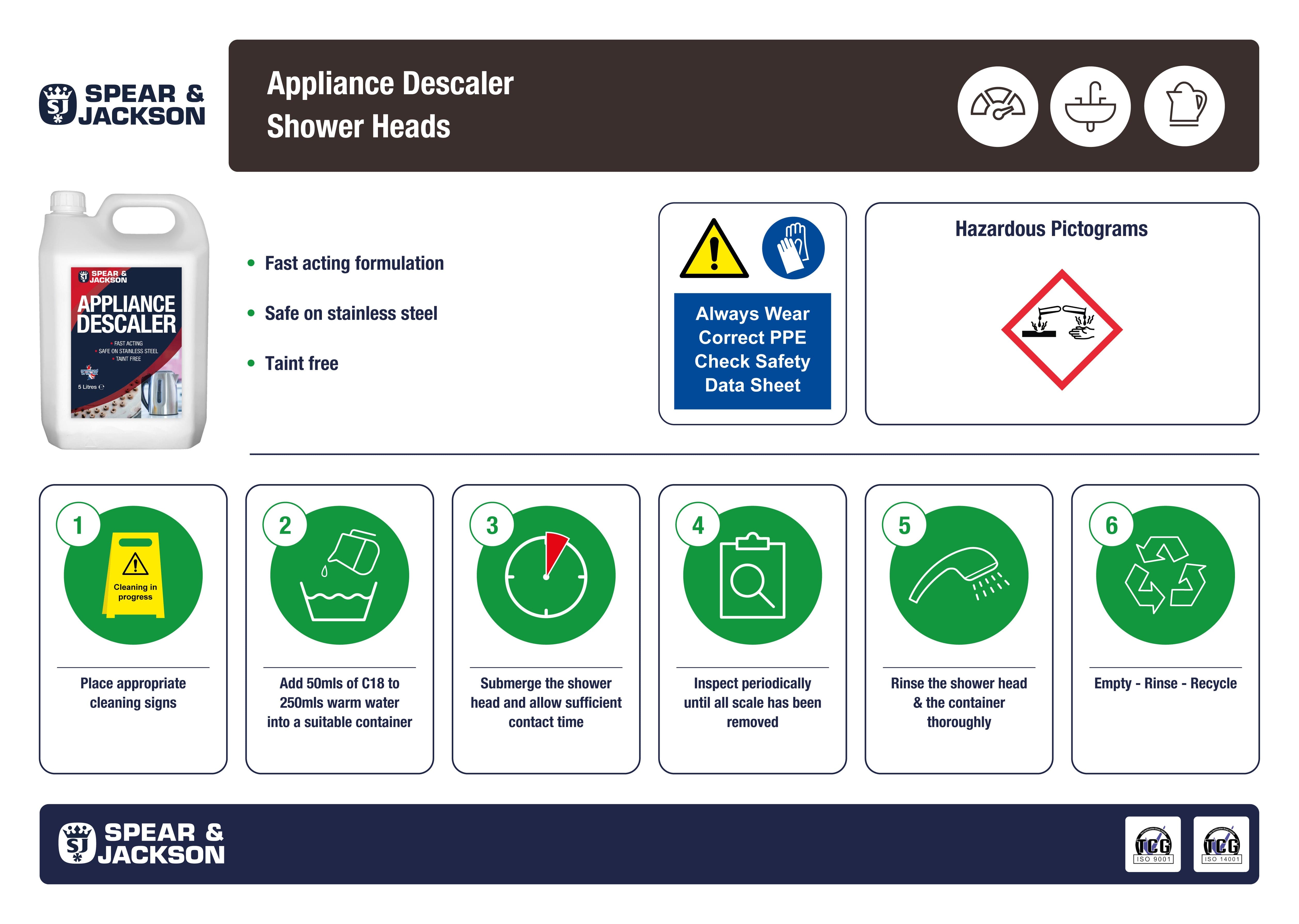 Spear & Jackson Appliance Descaler