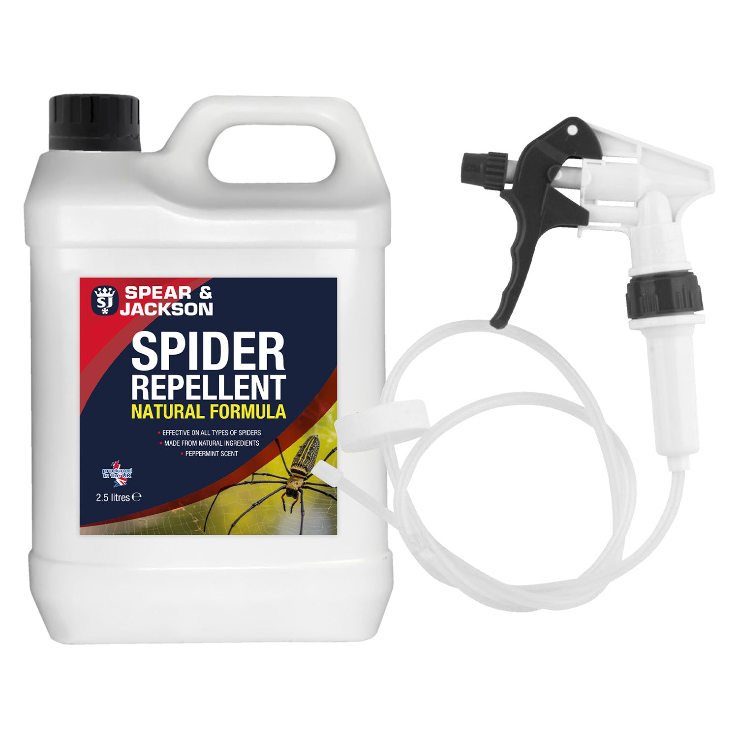 Spear & Jackson Spider Repellent - 2.5L with Long Hose Trigger