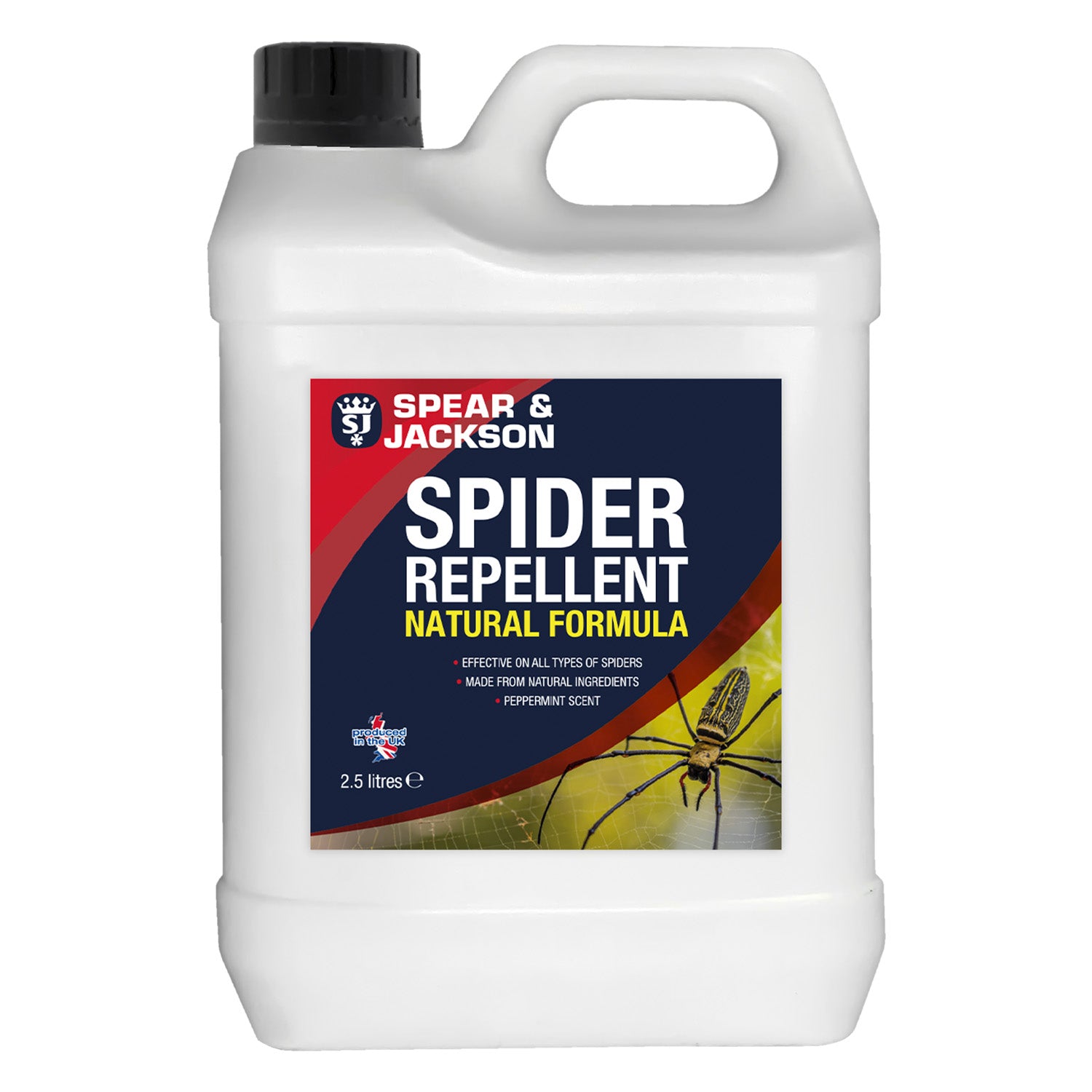 Spear & Jackson Spider Repellent - 2.5L Plus 500ml Trigger Spray