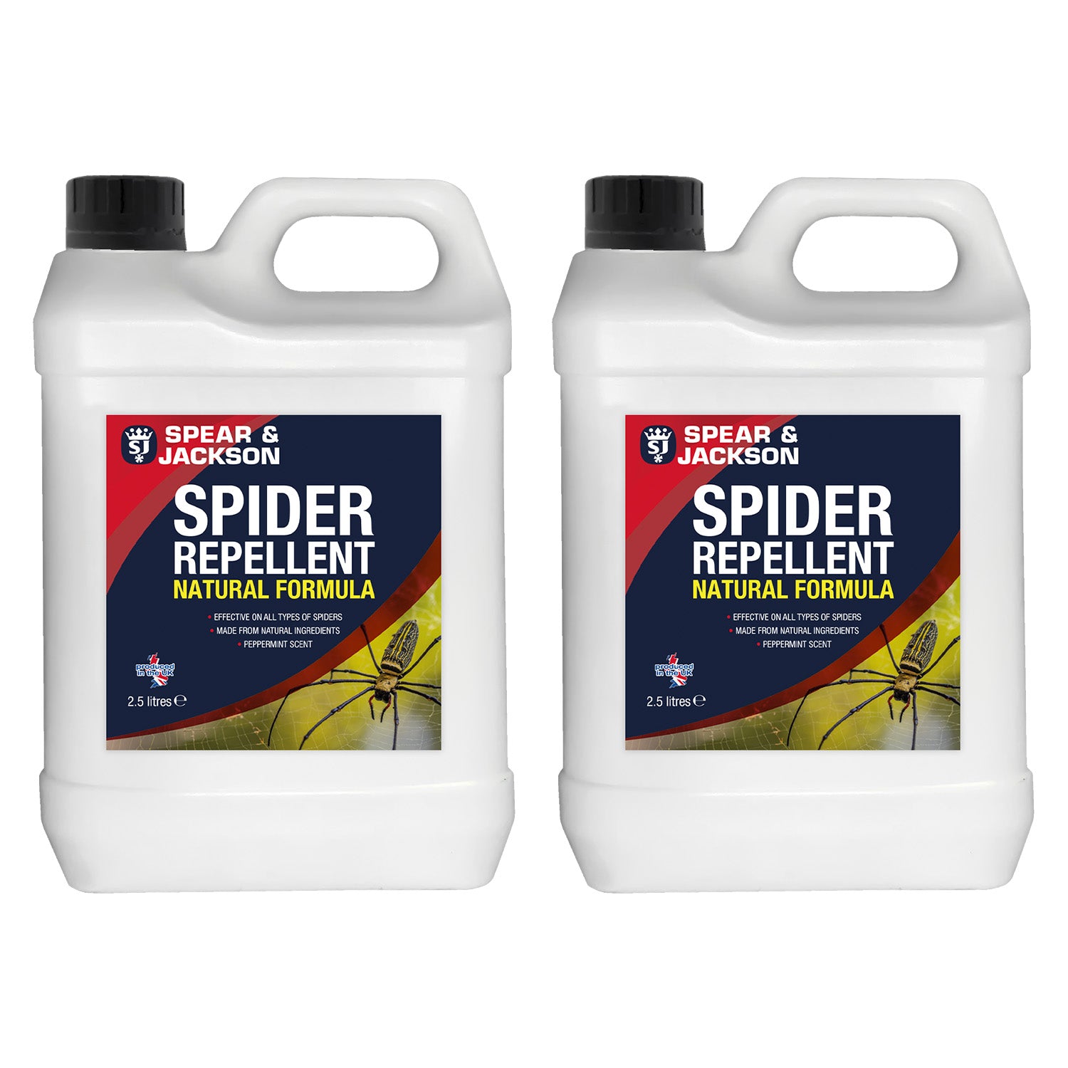 Spear & Jackson Spider Repellent - 2 x 2.5L