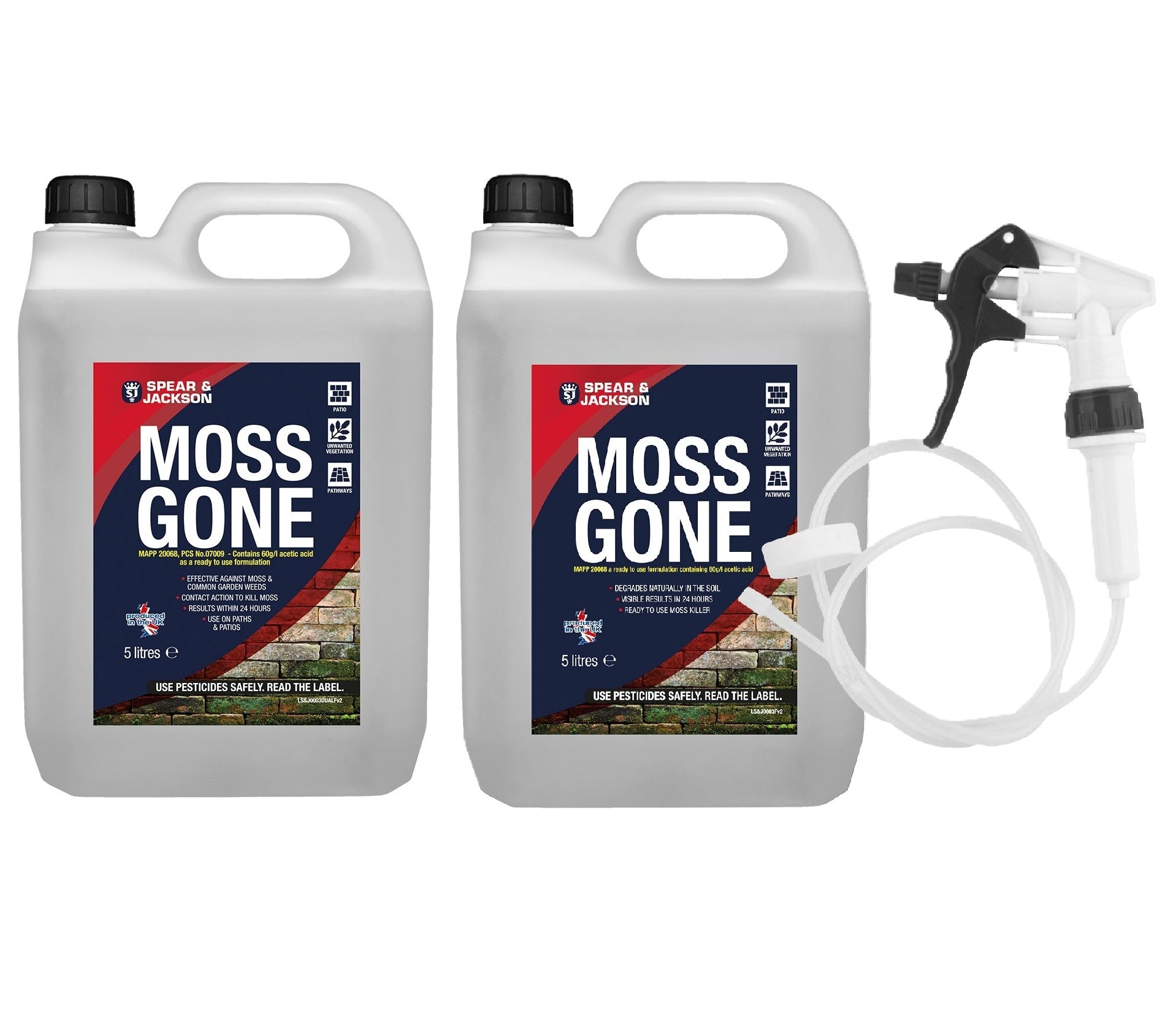 Spear & Jackson Moss Gone - Moss Killer