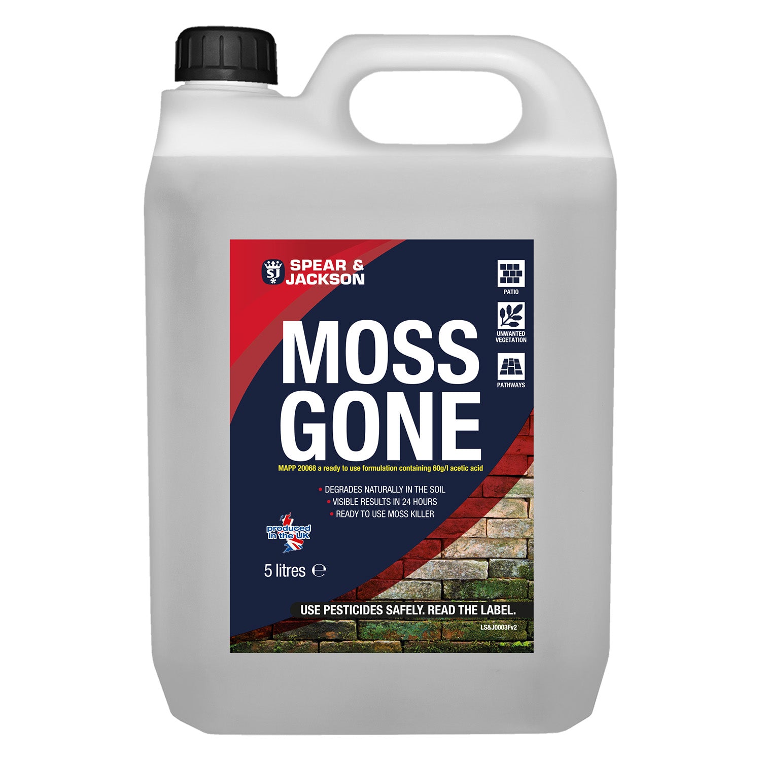 Spear & Jackson Moss Gone - Moss Killer