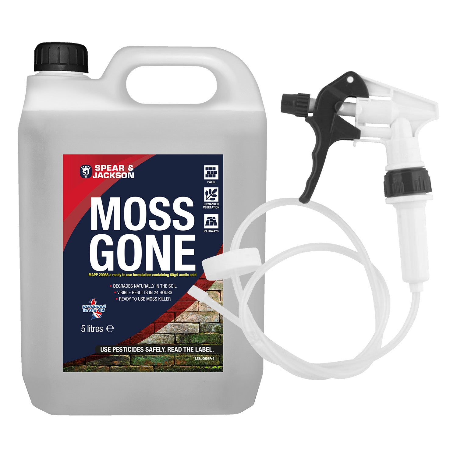 Spear & Jackson Moss Gone - Moss Killer