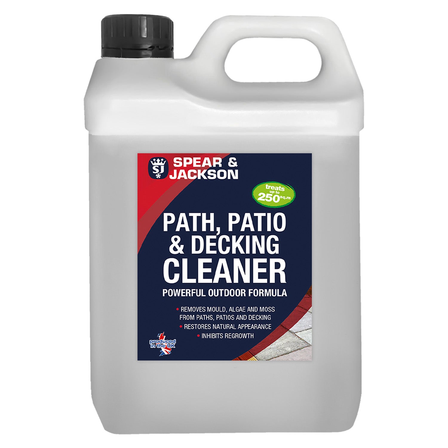 Spear & Jackson Path, Patio & Decking Cleaner - Concentrate