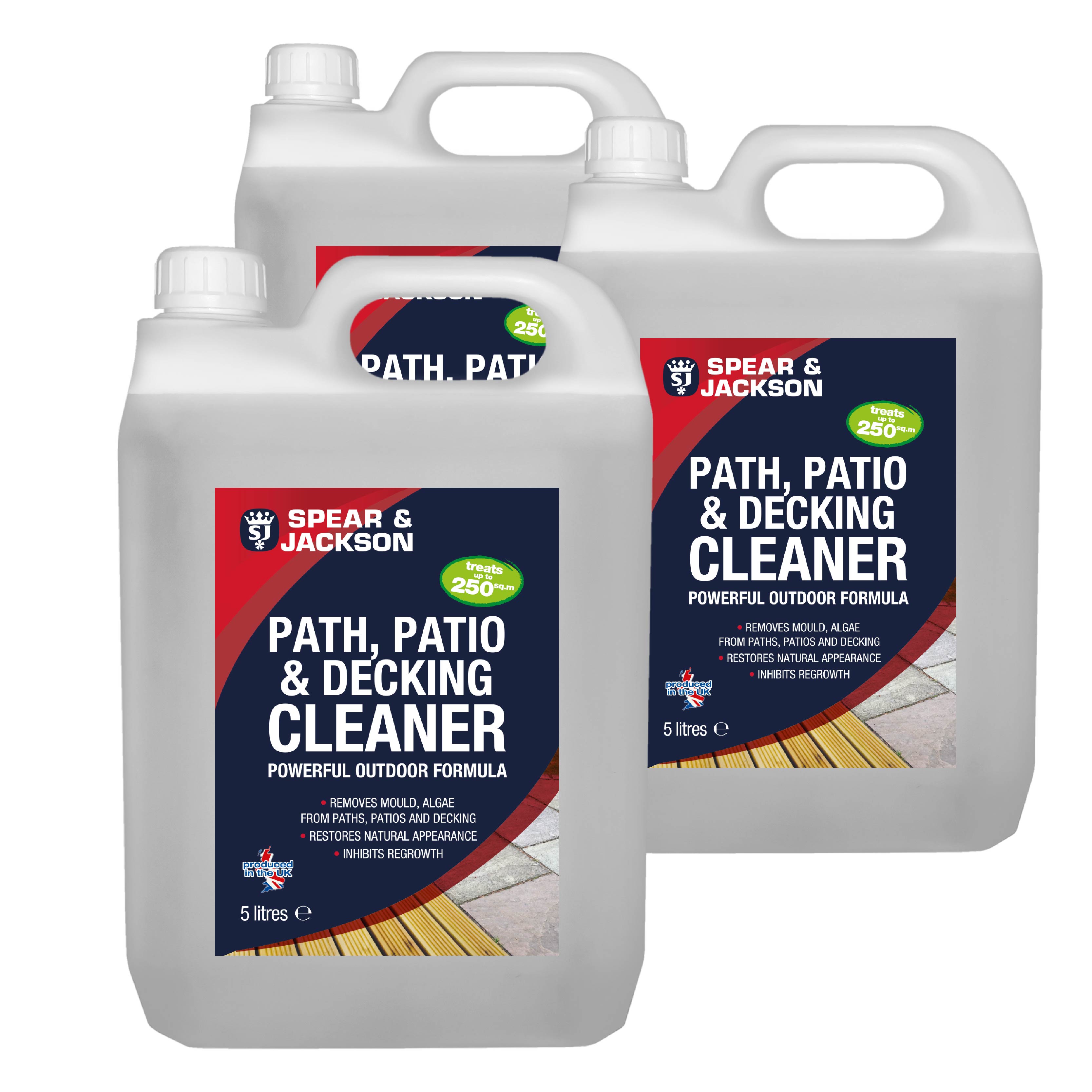 Spear & Jackson Path, Patio & Decking Cleaner - Concentrate