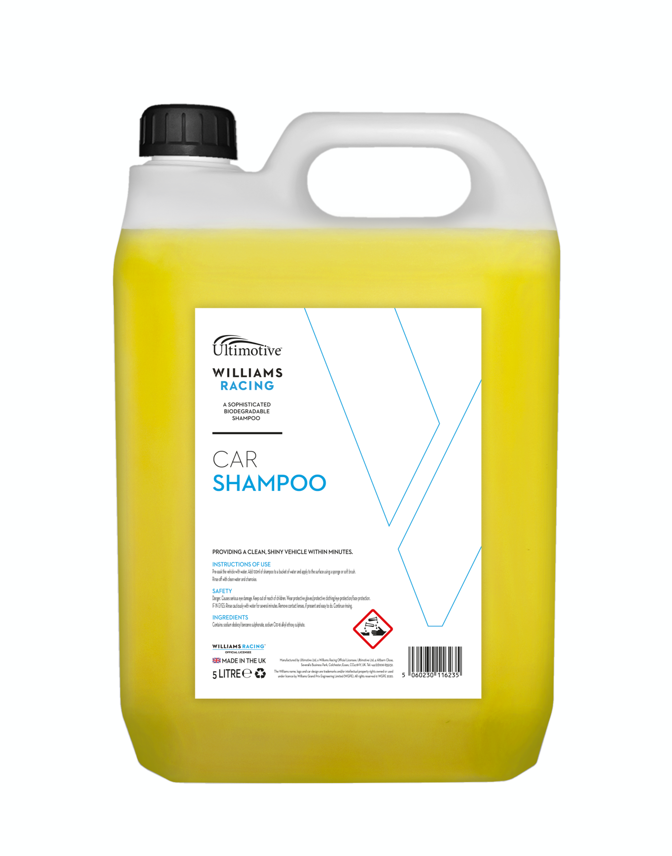 Williams PH Neutral Car Shampoo 5L