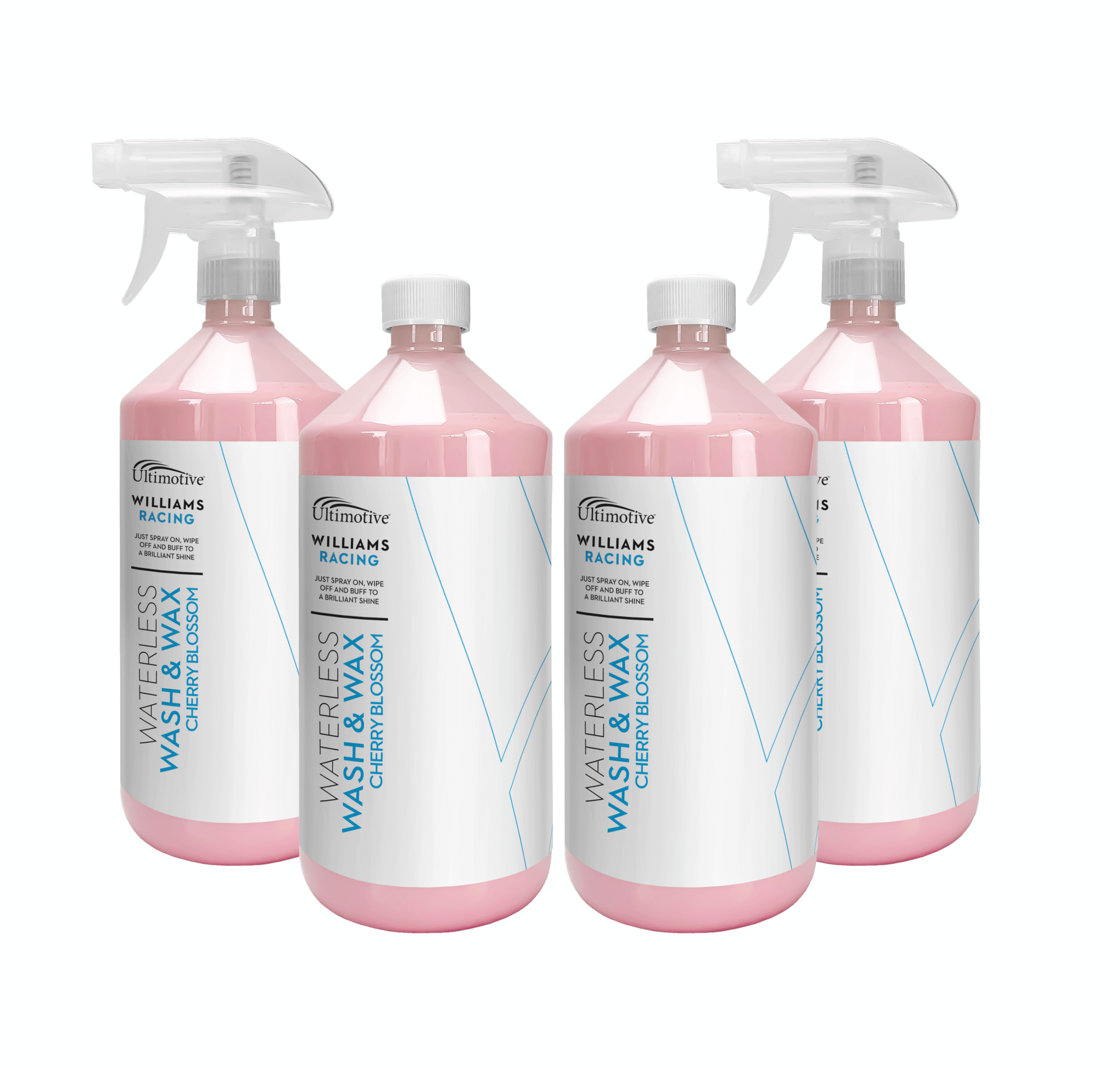 Williams Waterless Wash & Wax 4x1L Cherry Blossom