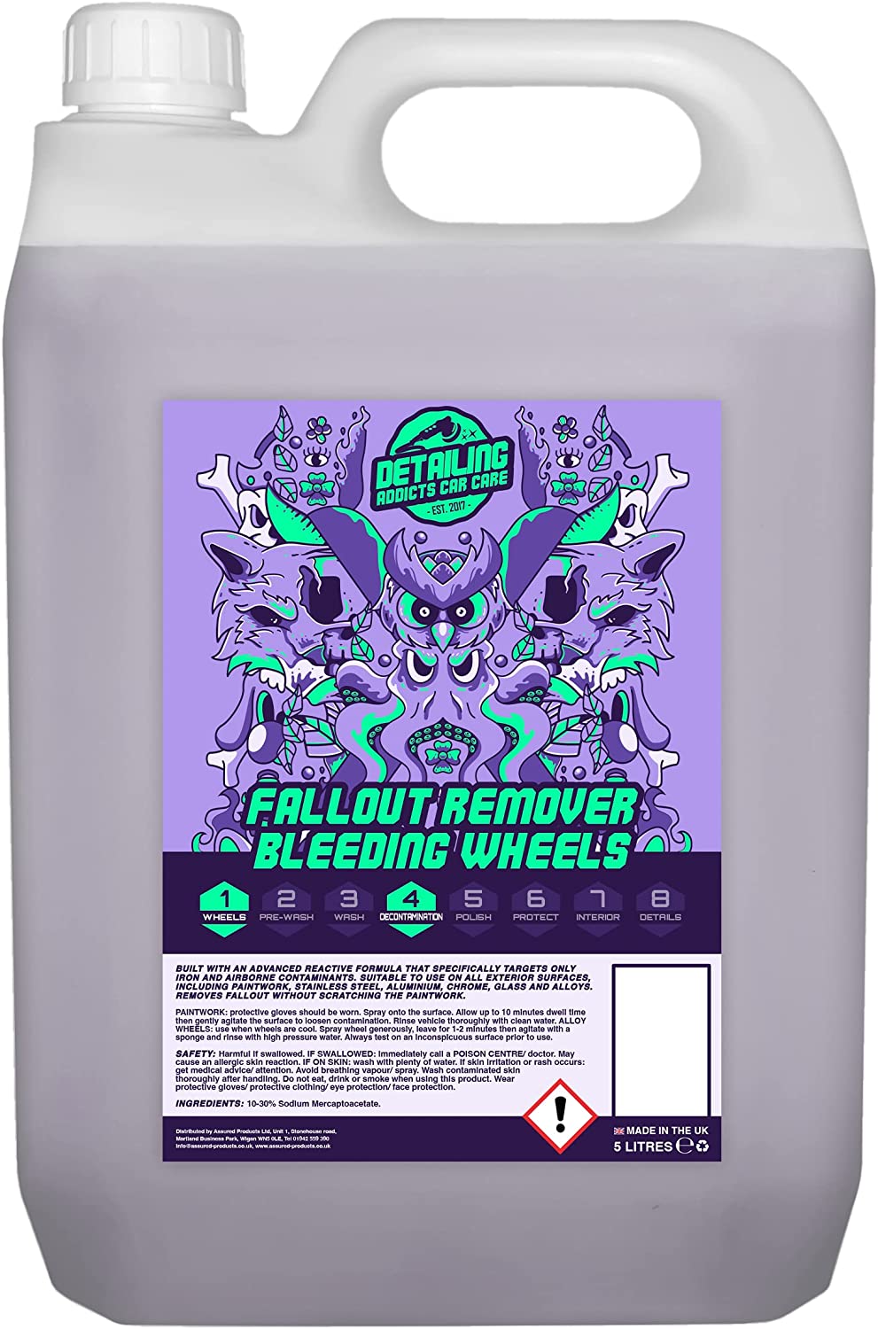 Detailing Addicts Fallout Remover Bleeding Wheels 5L