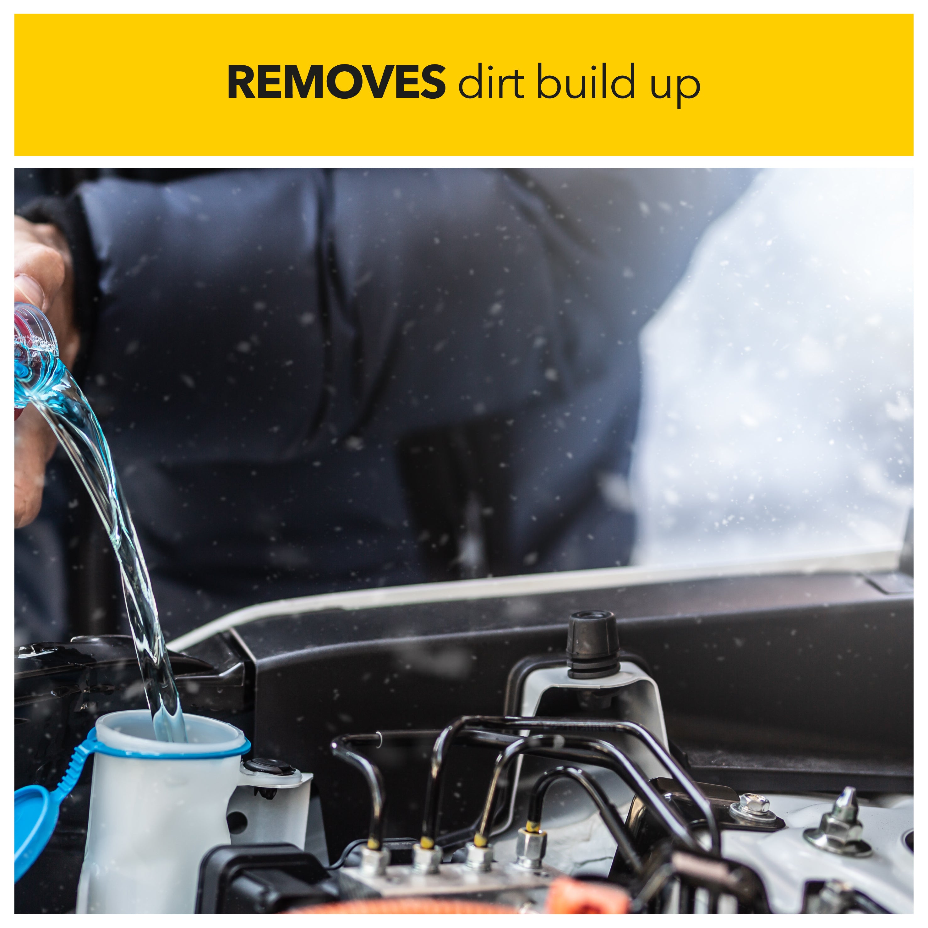 removes dirt build up