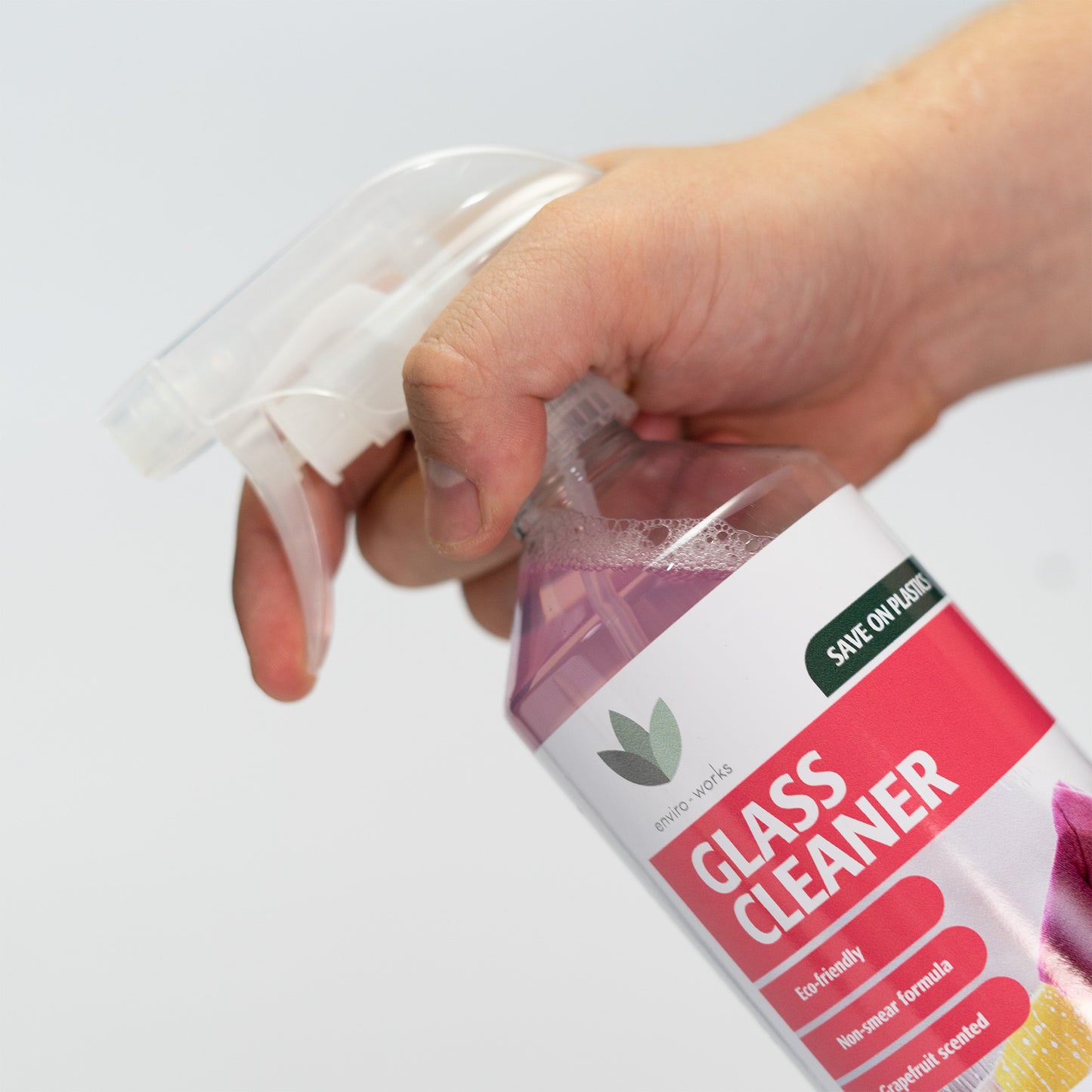 Enviro-Works Glass Cleaner 500ml (with 1 tab)