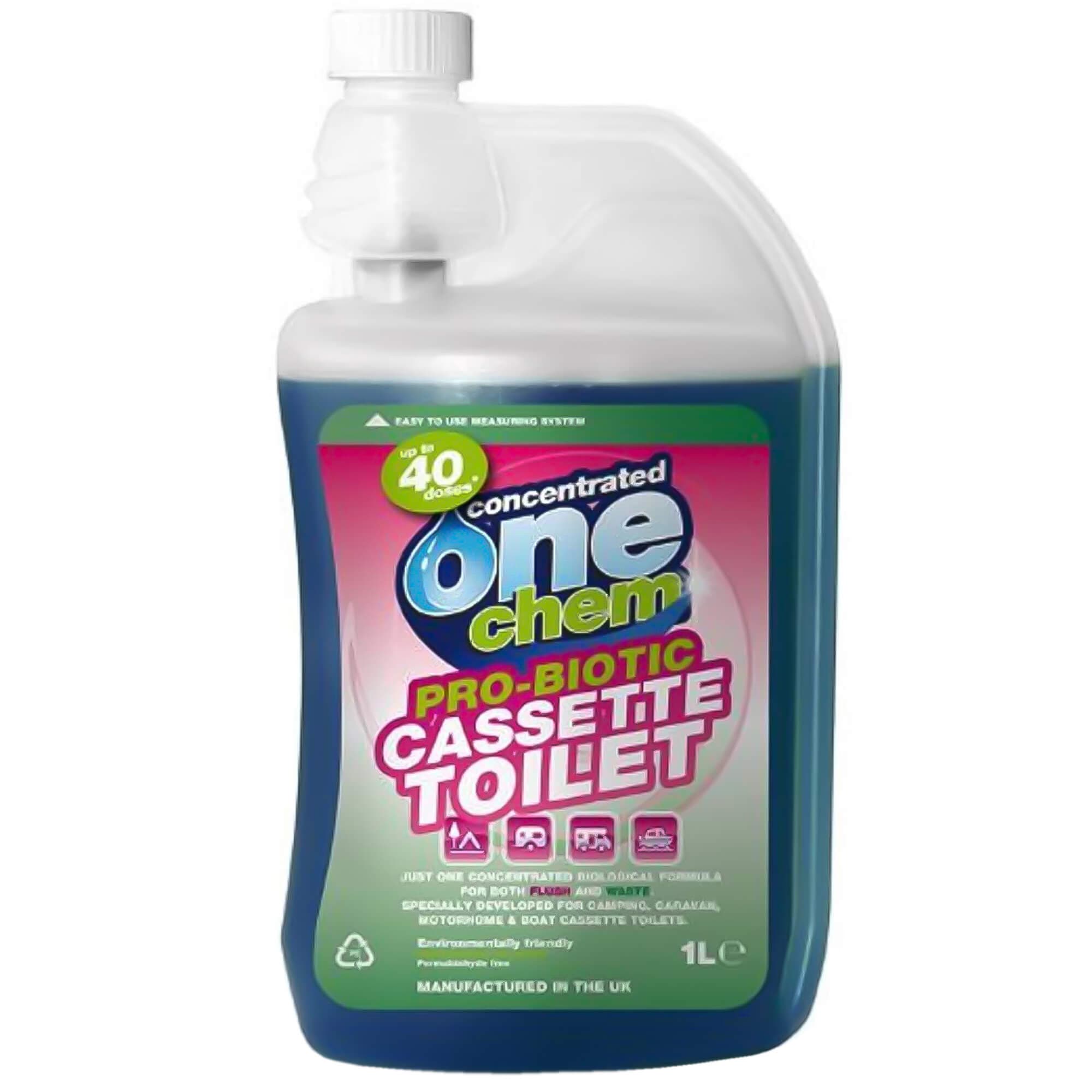 One Chem Pro-Biotic Cassette Toilet 1L