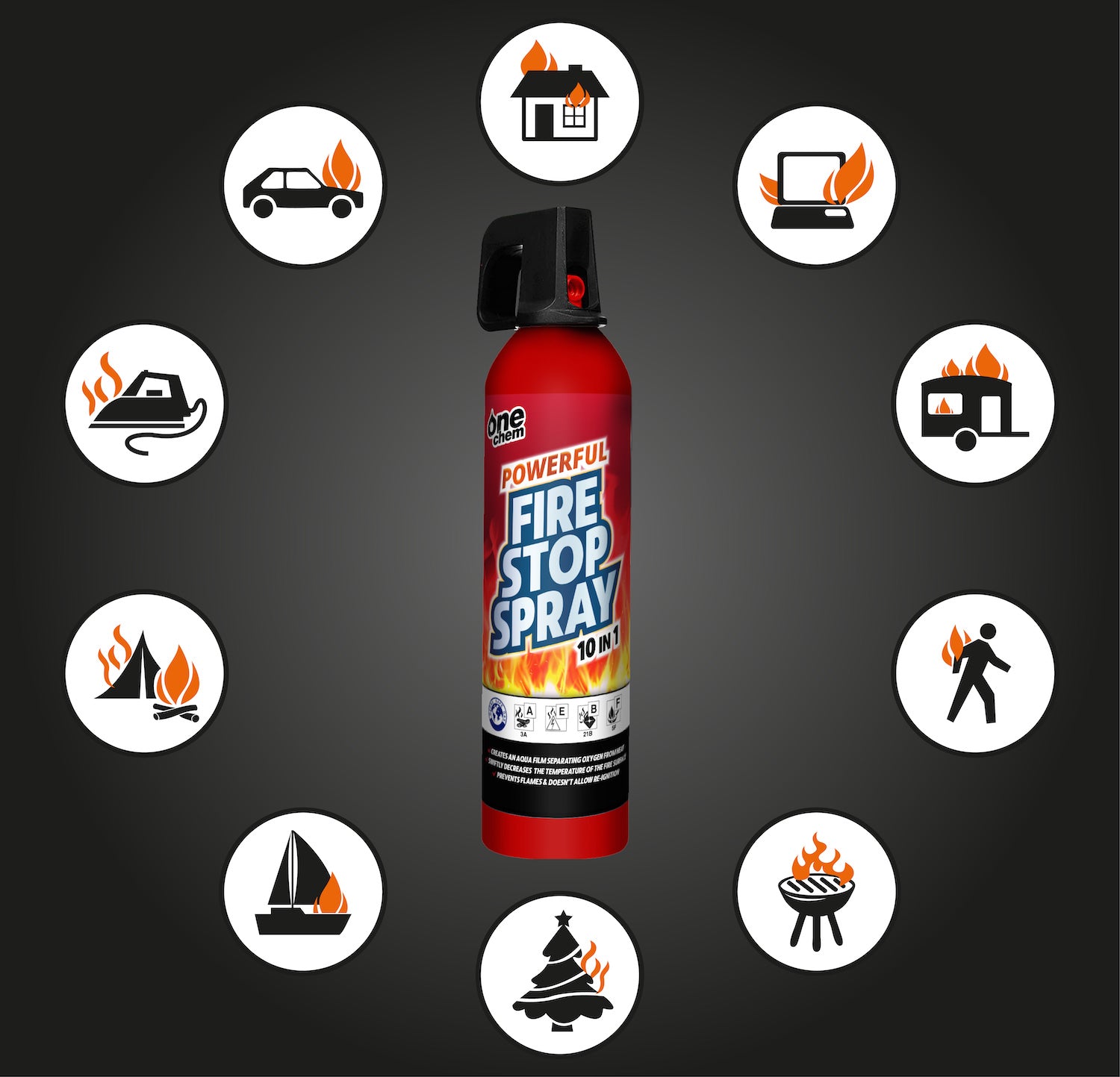 fire stop spray