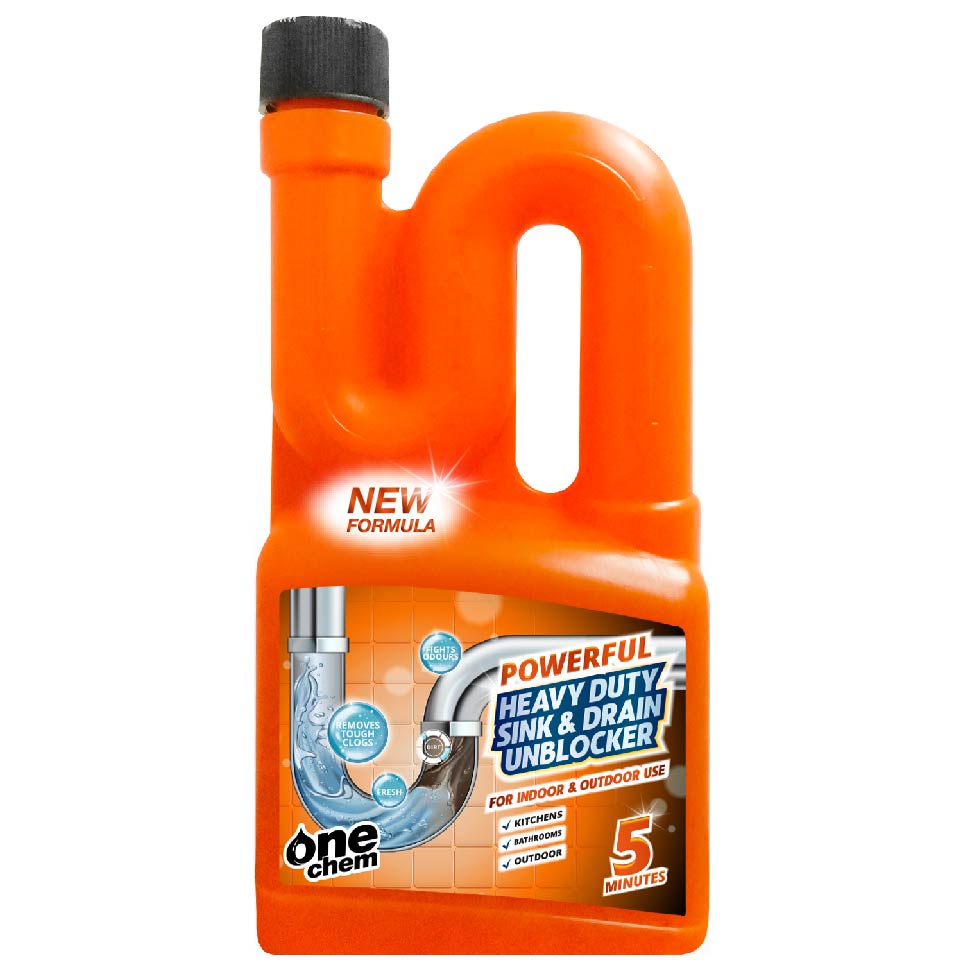 One Chem Heavy Duty Sink and Drain Unblocker 750ml