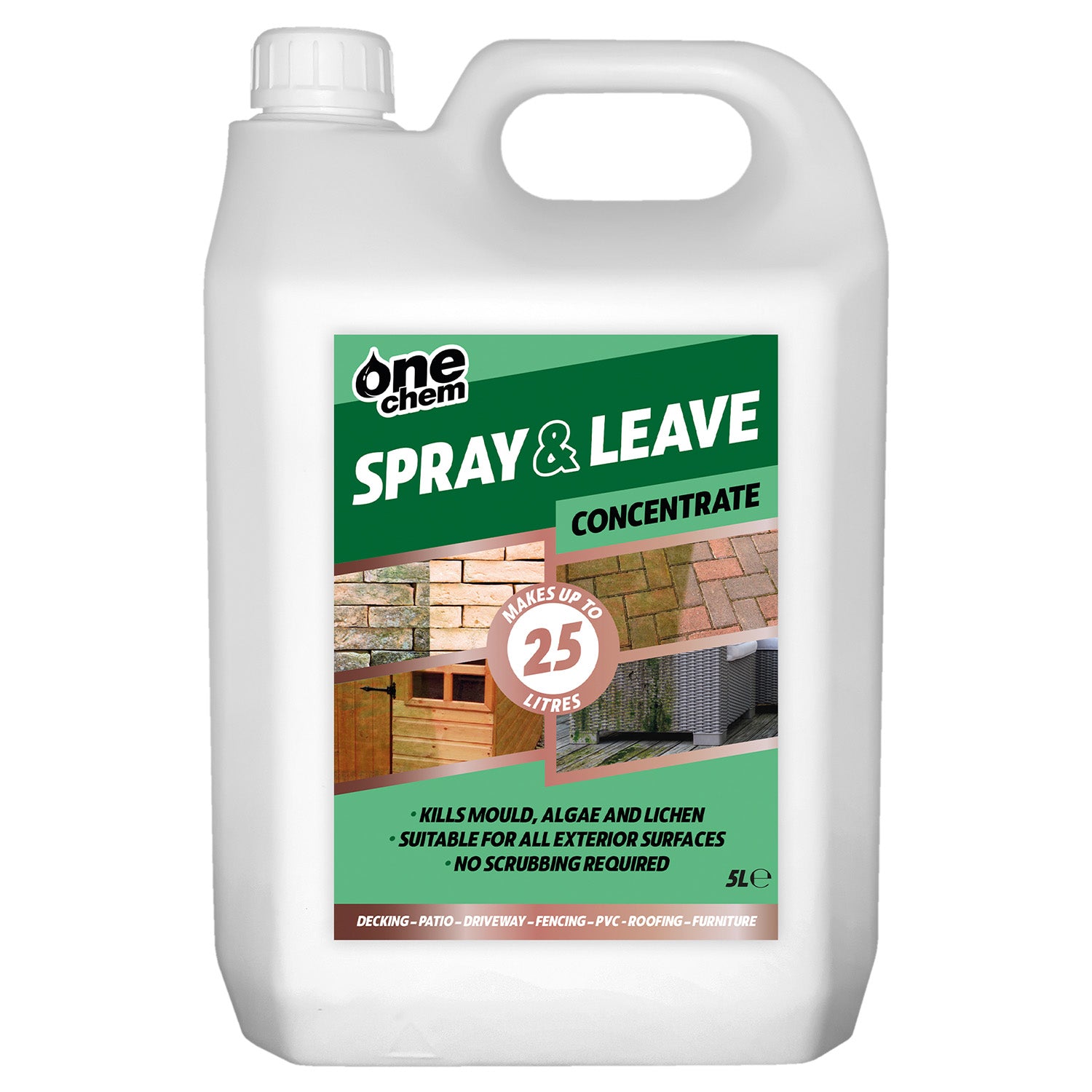 One Chem Spray and Leave 5 Litre Concentrate