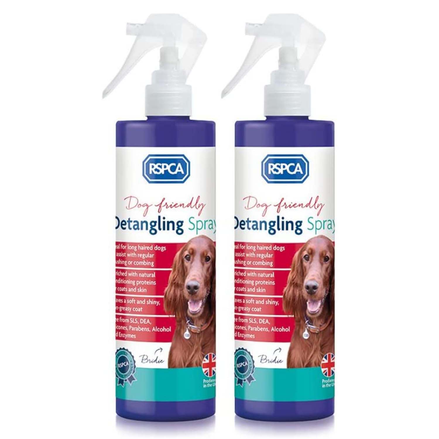 RSPCA Detangling Spray (for dogs) 2x250ml